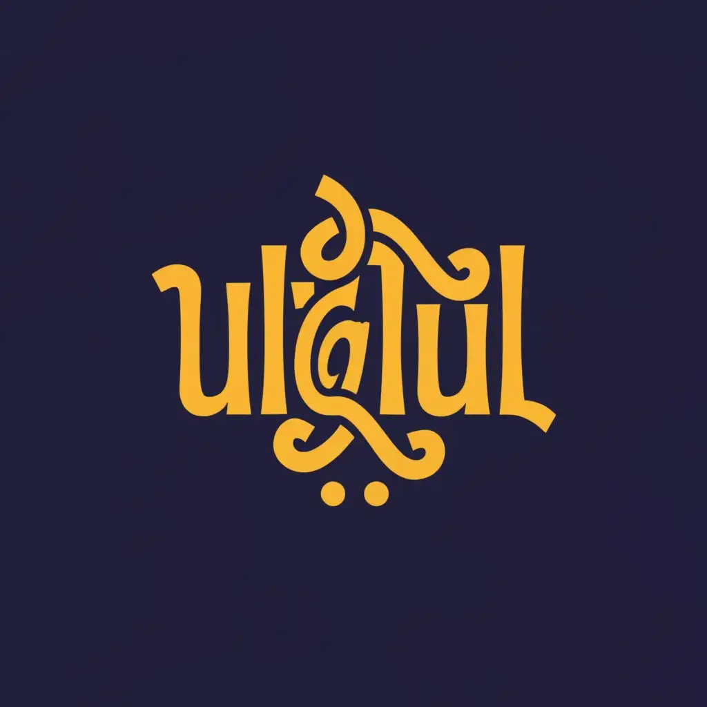 a logo design,with the text "Uljalul", main symbol:Comical font,complex,be used in Entertainment industry,clear background