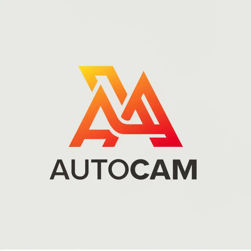 a logo design,with the text "AUTOCAM", main symbol:Logo for a company that sells trucks
I need you to design a logo.

The company is called "AUTOCAM"

The company is dedicated to the sale of cars and trucks
The logo must be accompanied by an isotype that is original to represent the brand.
,Moderate,be used in Automotive industry,clear background