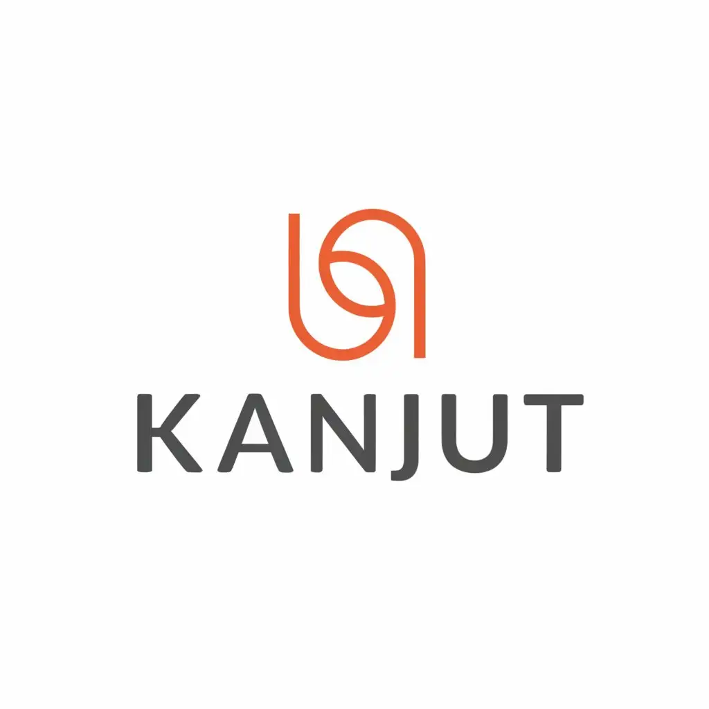 a logo design,with the text "Kanjut", main symbol:Modern,Moderate,clear background