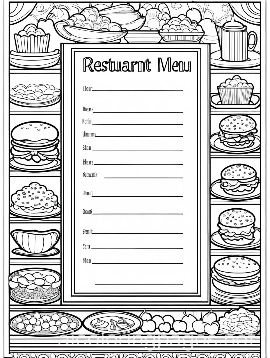 Restaurant-Menu-Coloring-Page-for-Kids-Simple-and-Easy-to-Color