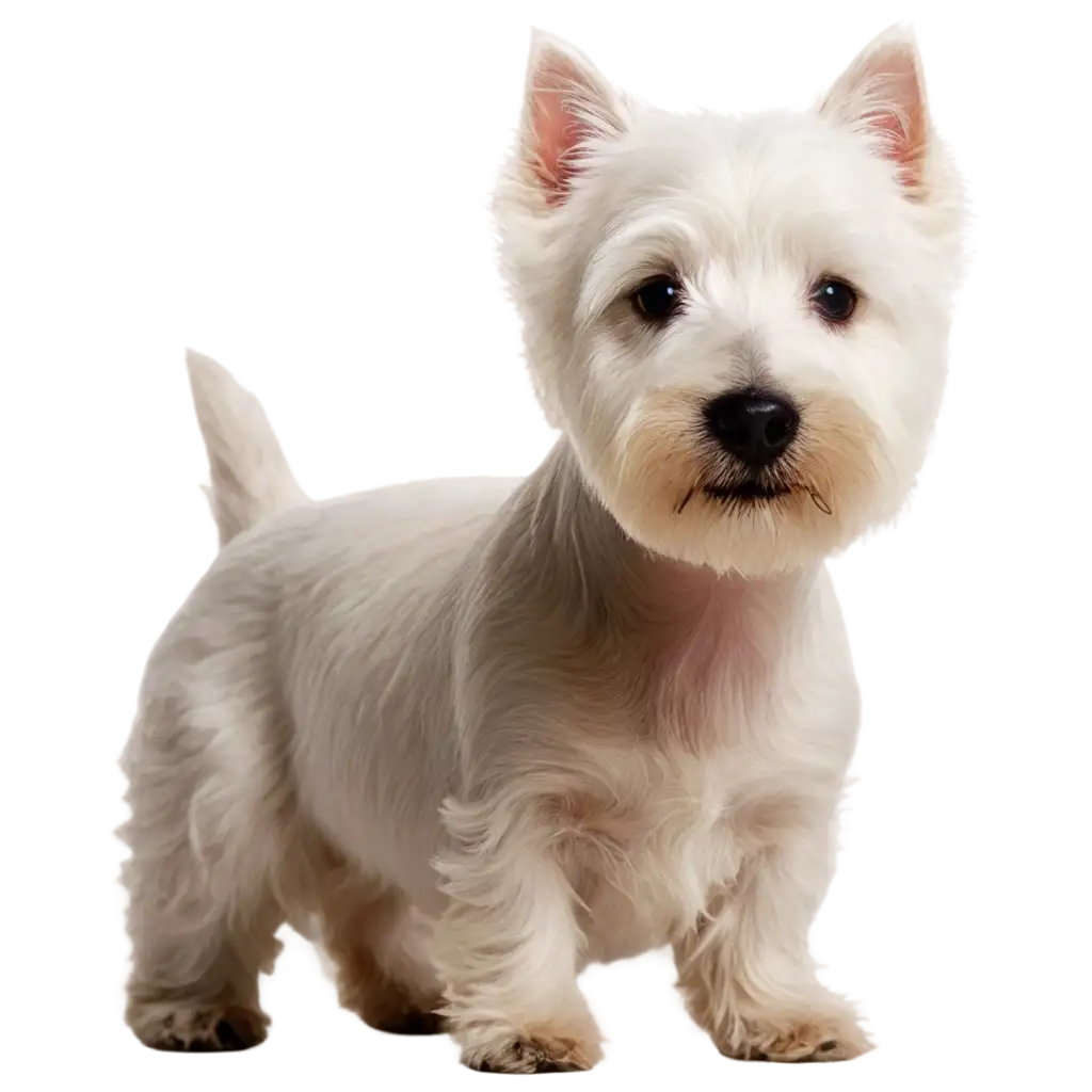 quite westie dog
