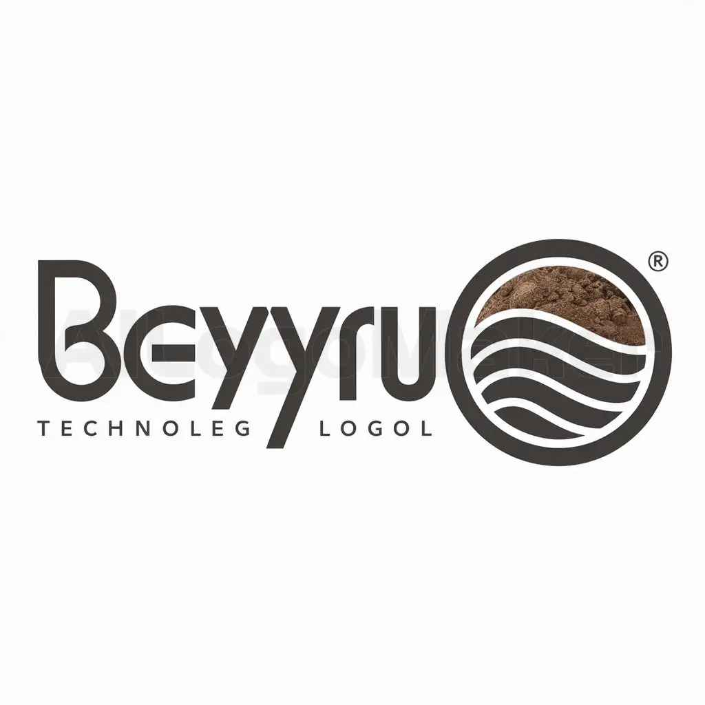 a logo design,with the text "Beyyru", main symbol:Soil,Moderate,be used in Technology industry,clear background
