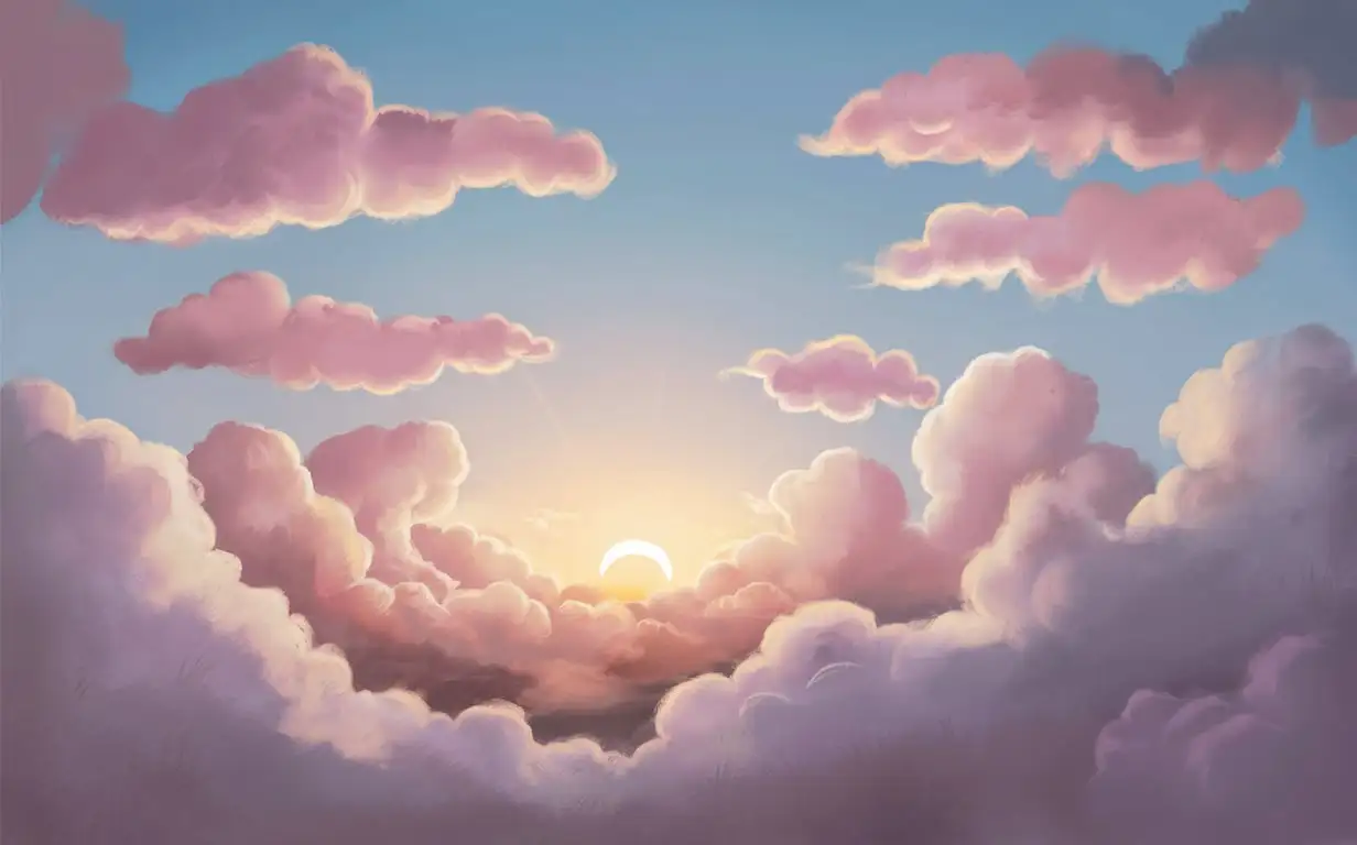 Cartoon-Sunrise-with-Clouds