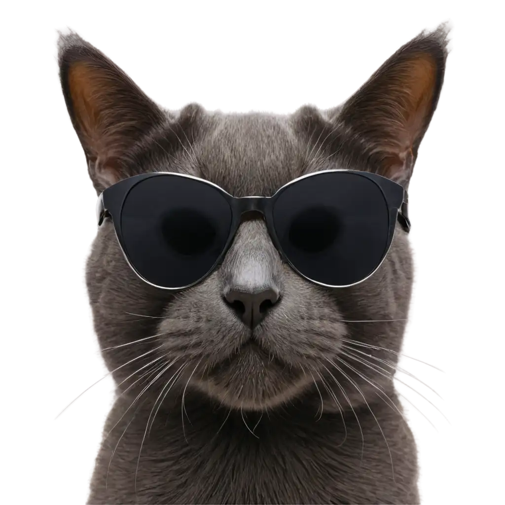 cat use sunglass