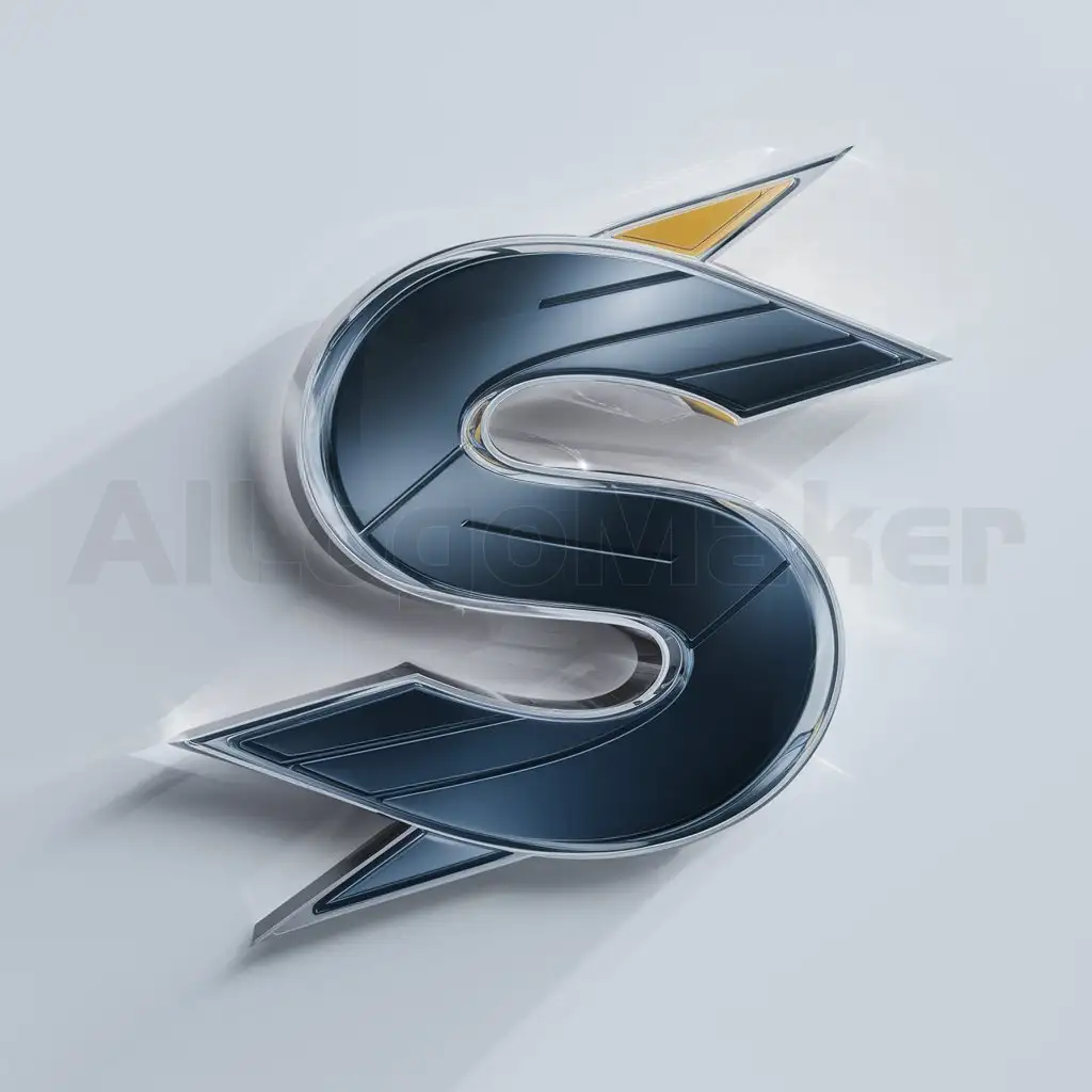 a logo design,with the text "S", main symbol:S,complex,be used in Streaming industry,clear background