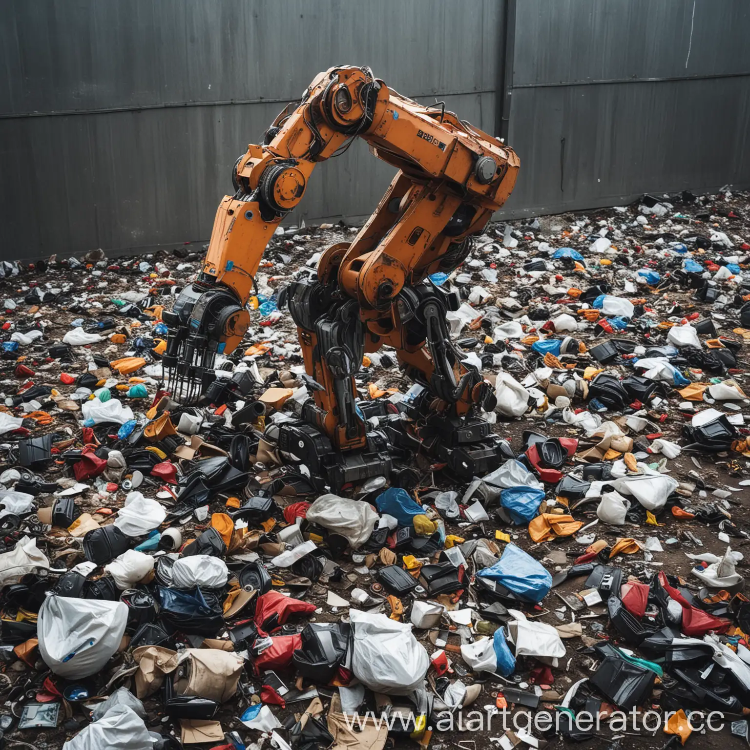 Робот, сортирующий мусор