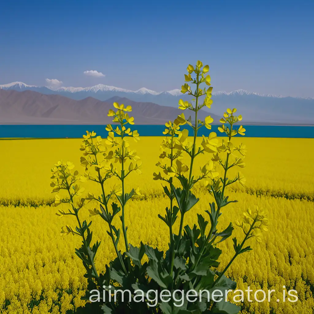 Qinghai Lake Rapeseed Flower