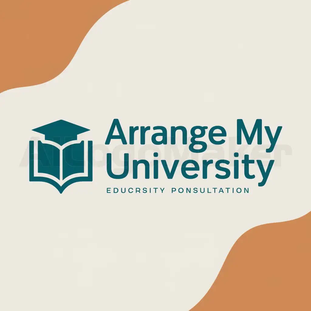 a logo design,with the text "Arrange My University", main symbol:Education consultant from abread,Moderate,be used in Education industry,clear background