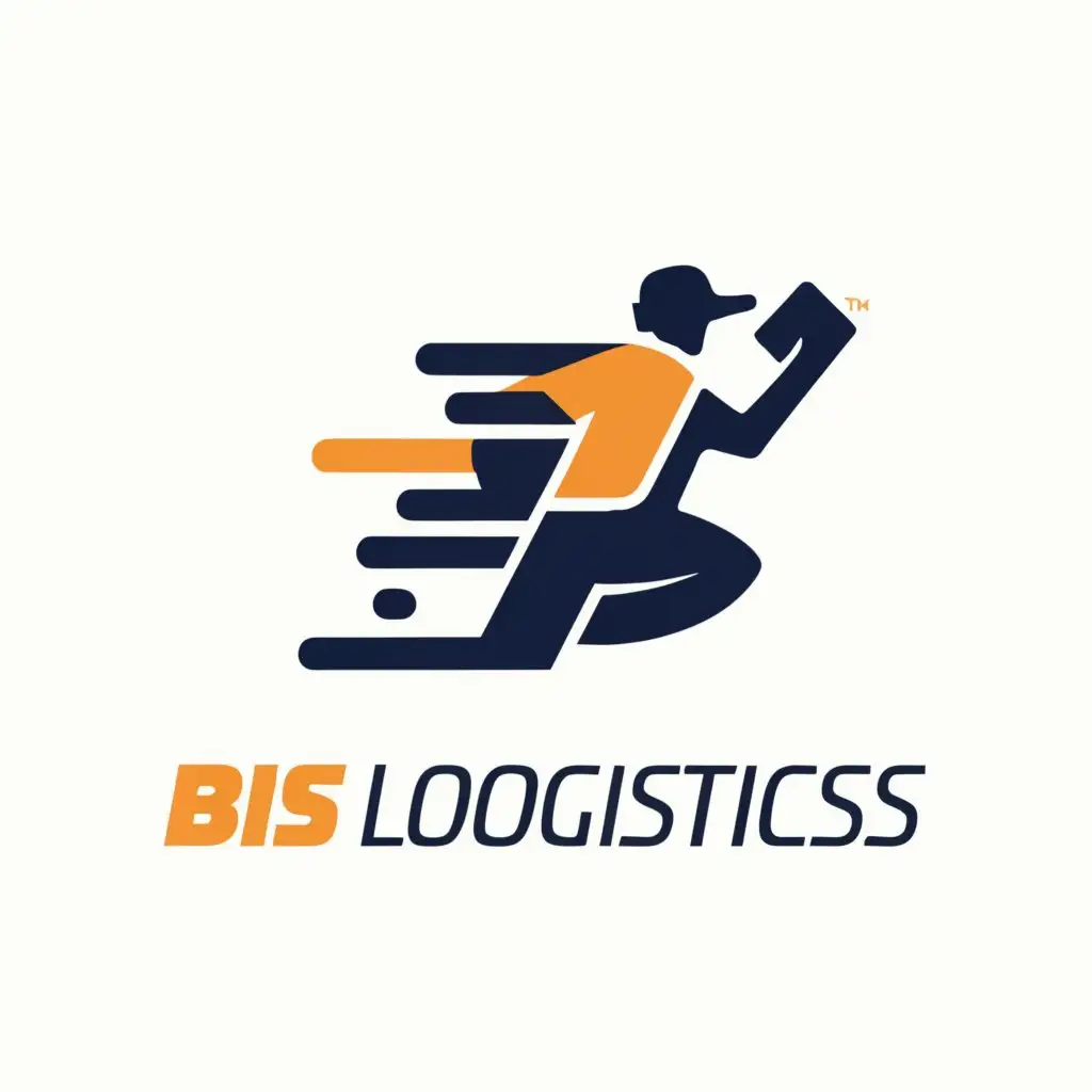 a logo design,with the text "BIS Logistics", main symbol:courier,complex,clear background
