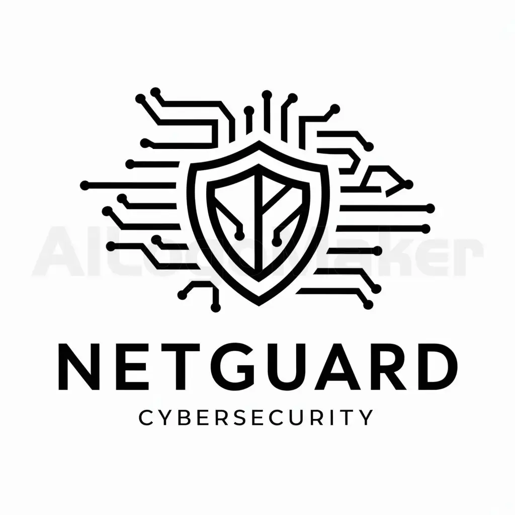 a logo design,with the text "NetGuard", main symbol:Icon: ... Composition: ... Style:,complex,be used in Internet industry,clear background