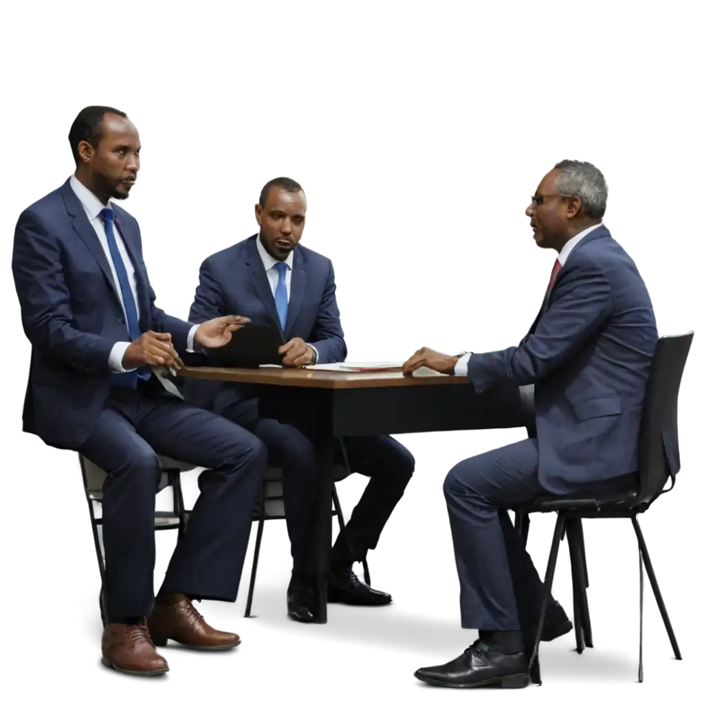 politicians arguing debate about sea conflict in somalia