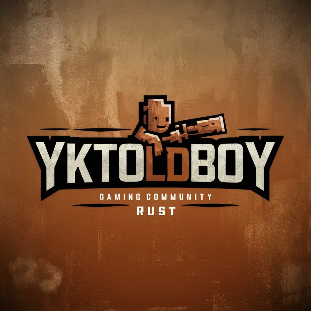 "YKToldBoy", Logo, Theme: game Rust