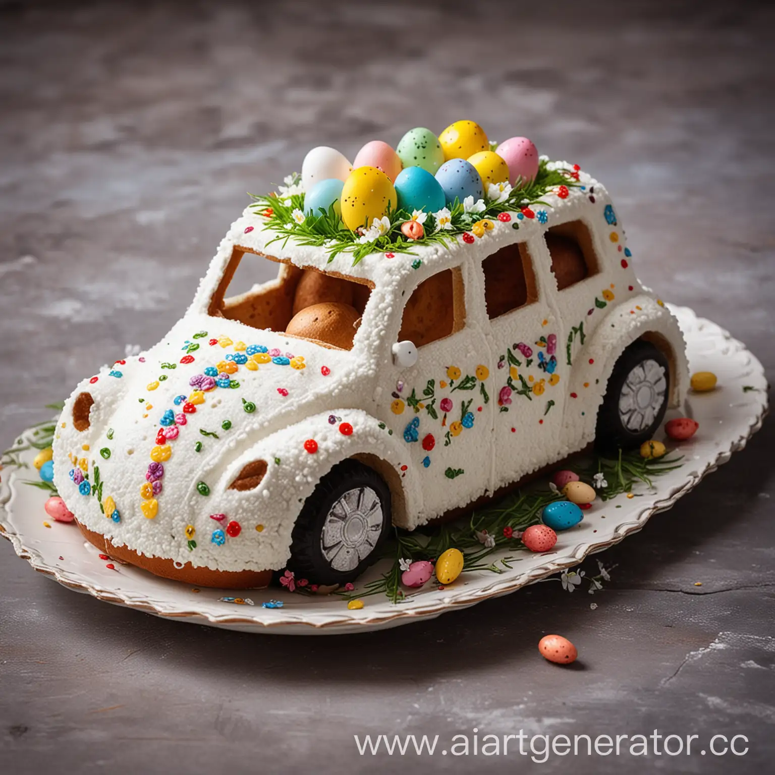 Easter-Kulich-Shaped-Car-Festive-Baking-Tradition-with-Creative-Twist