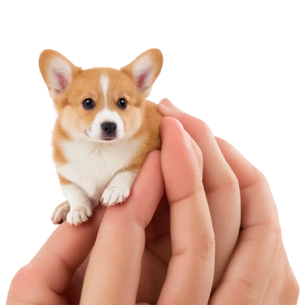 Adorable-Tiny-Corgi-PNG-Enhancing-Your-Online-Presence-with-HighQuality-Images