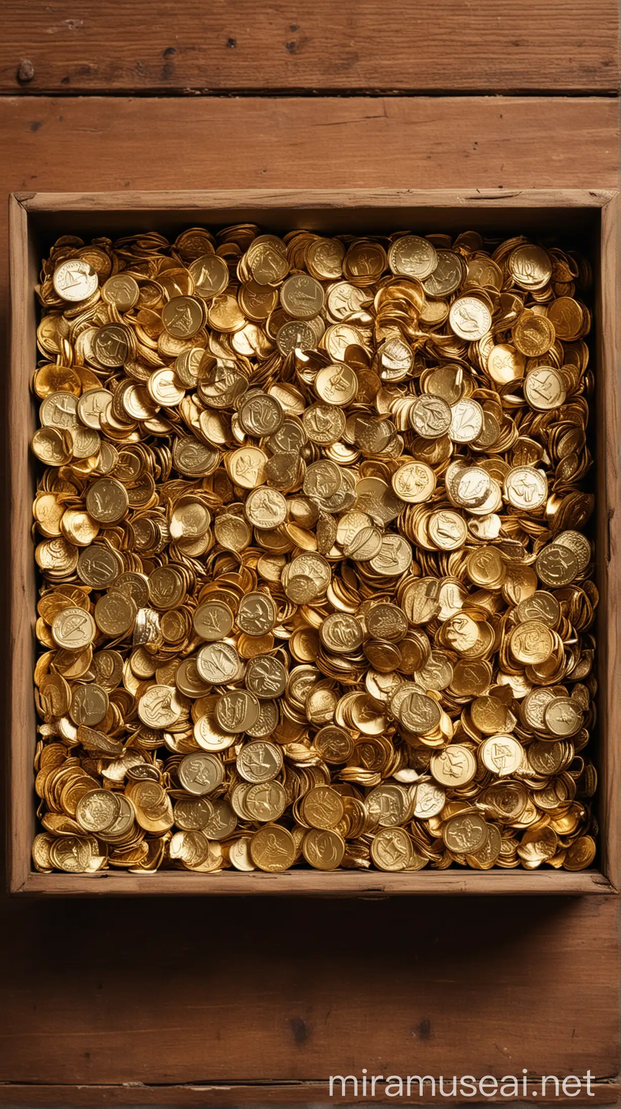 Box of gold In ancient world 