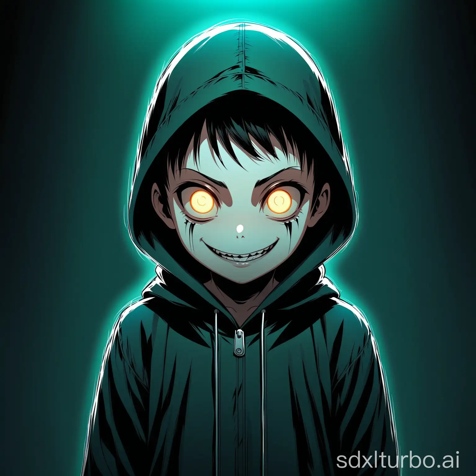 Creepy-Little-Boy-Kid-with-Dark-and-Scary-Eyes-and-Smile