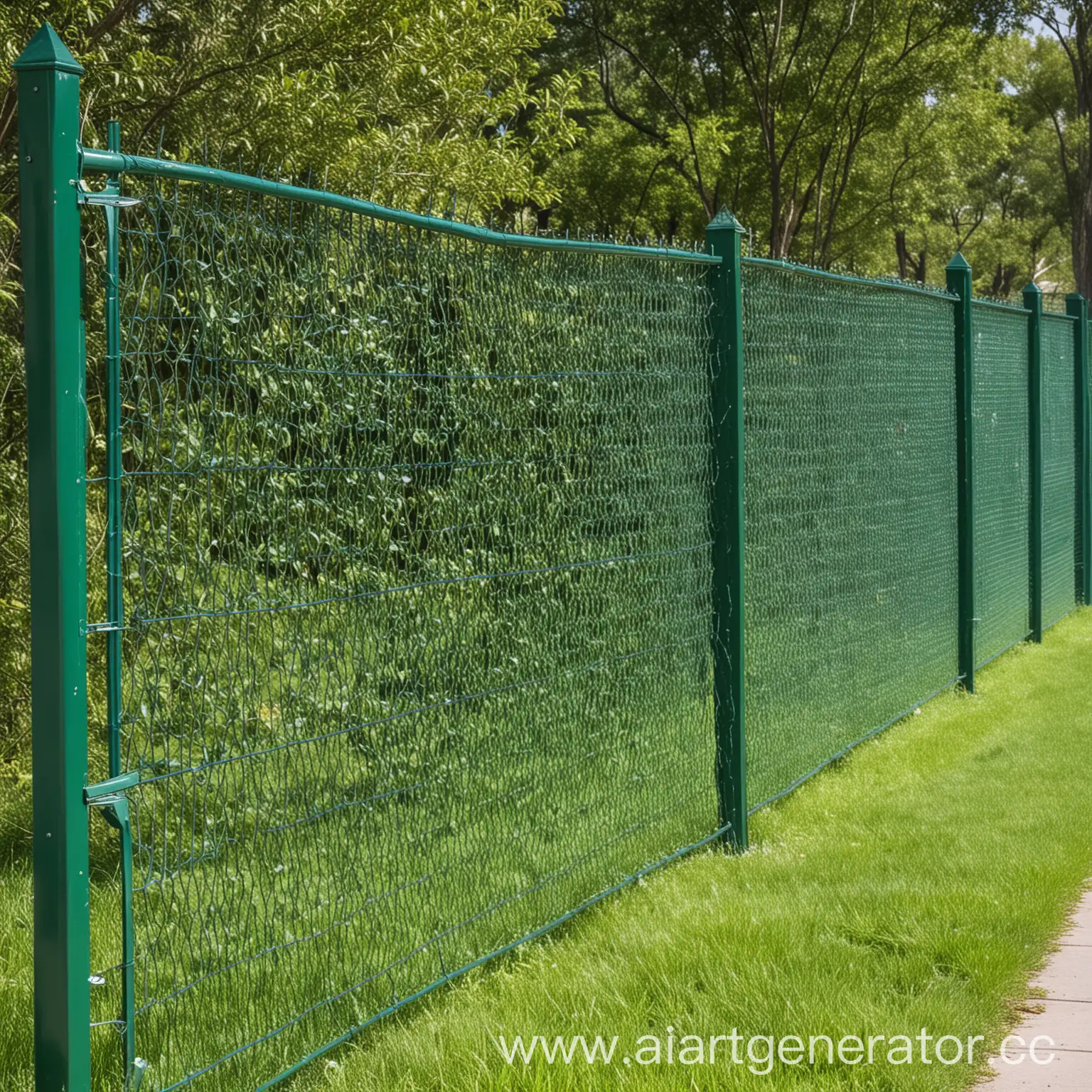 Metal-Mesh-Fence-with-Greenery