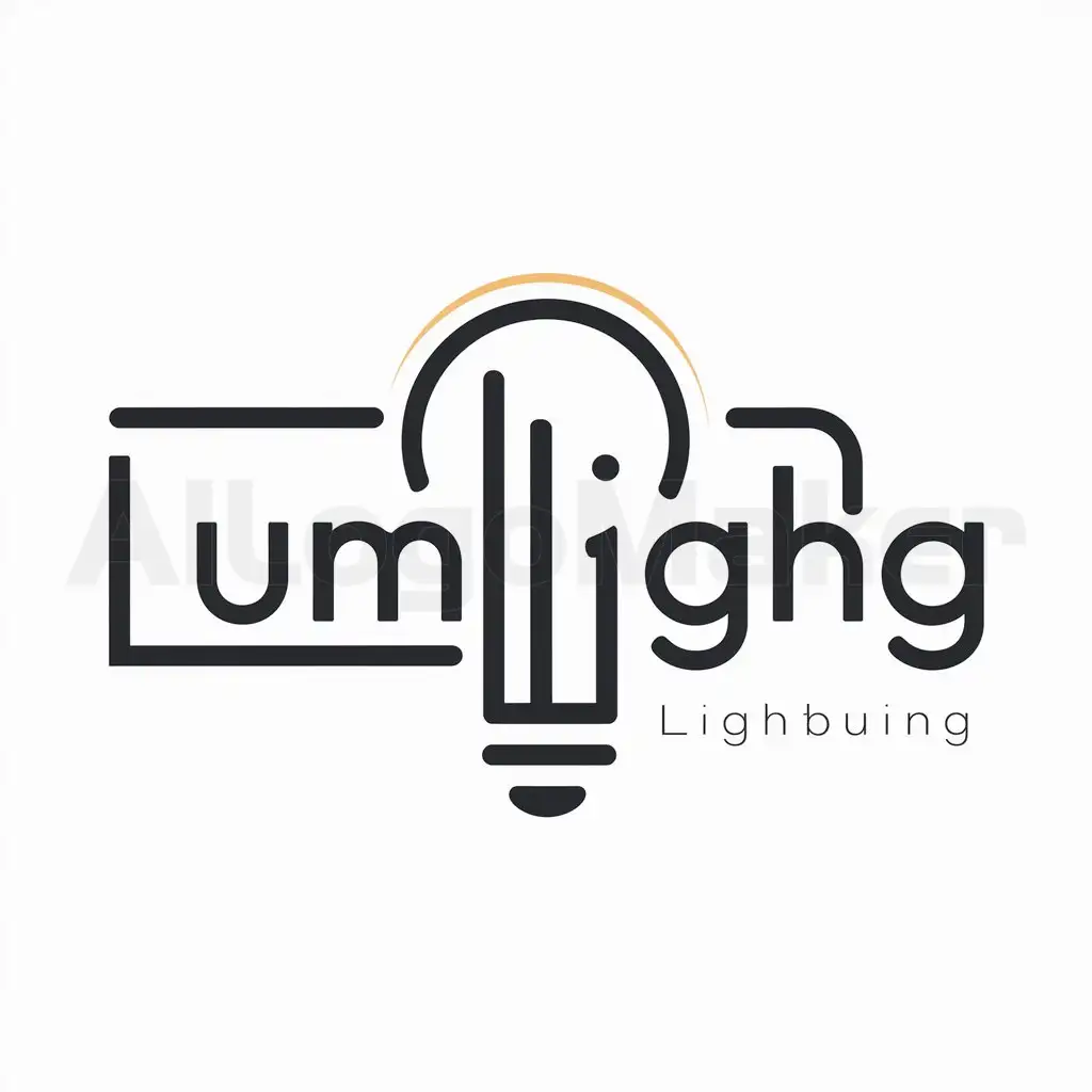 a logo design,with the text " Modern logo design for a lighting company, "LumLight" that manufactures and distributes lighting for homes and commercial use. Below are some key points to consider when creating this logo:

They integrate a technology that allows for quick and safe installation of lighting. It also uses cutting-edge smart lighting technology. The logo should have a modern and TECHY aesthetic, fitting the current trends in design. It should incorporate elements related to lighting technology, but in a subtle and sophisticated way. While this is important, the emphasis should not be solely on the technology. The design should be balanced, and the technology aspect should not overpower the overall look and feel of the logo.

(There are no changes made in the translation process as the input is already in English.)", main symbol: Modern logo design for a lighting company, "LumLight" that manufactures and distributes lighting for homes and commercial use. Below are some key points to consider when creating this logo:

1. The design should have a modern and TECHY aesthetic, fitting the current trends in design.
2. It should incorporate elements related to lighting technology, but in a subtle and sophisticated way.
3. While technology is an important aspect, the emphasis should be balanced, and the technology aspect should not overpower the overall look and feel of the logo.
4. The company's name is "LumLight," which suggests a focus on both light and technology.
5. LumLight integrates a technology that allows for quick and safe installation of lighting.
6. The company also uses cutting-edge smart lighting technology.,Minimalistic,be used in lighting company industry,clear background