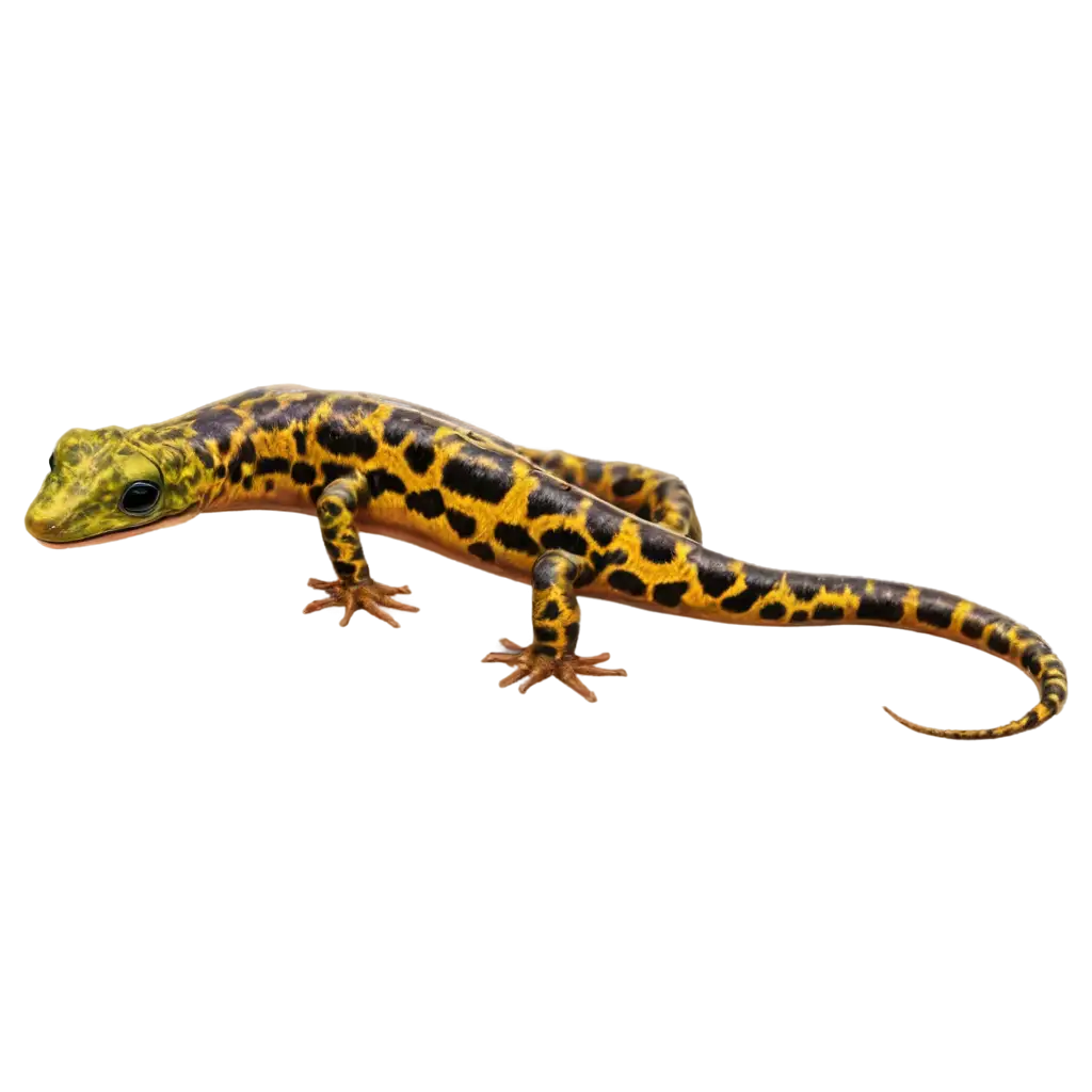 Realistic-Cartoon-of-Newt-Salamander-in-PNG-Format-AI-Art-Prompt