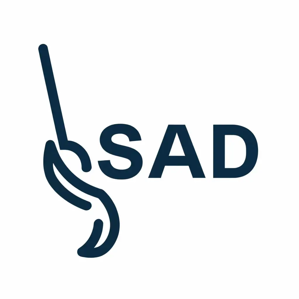 a logo design,with the text "Städ", main symbol:mop,Minimalistic,clear background