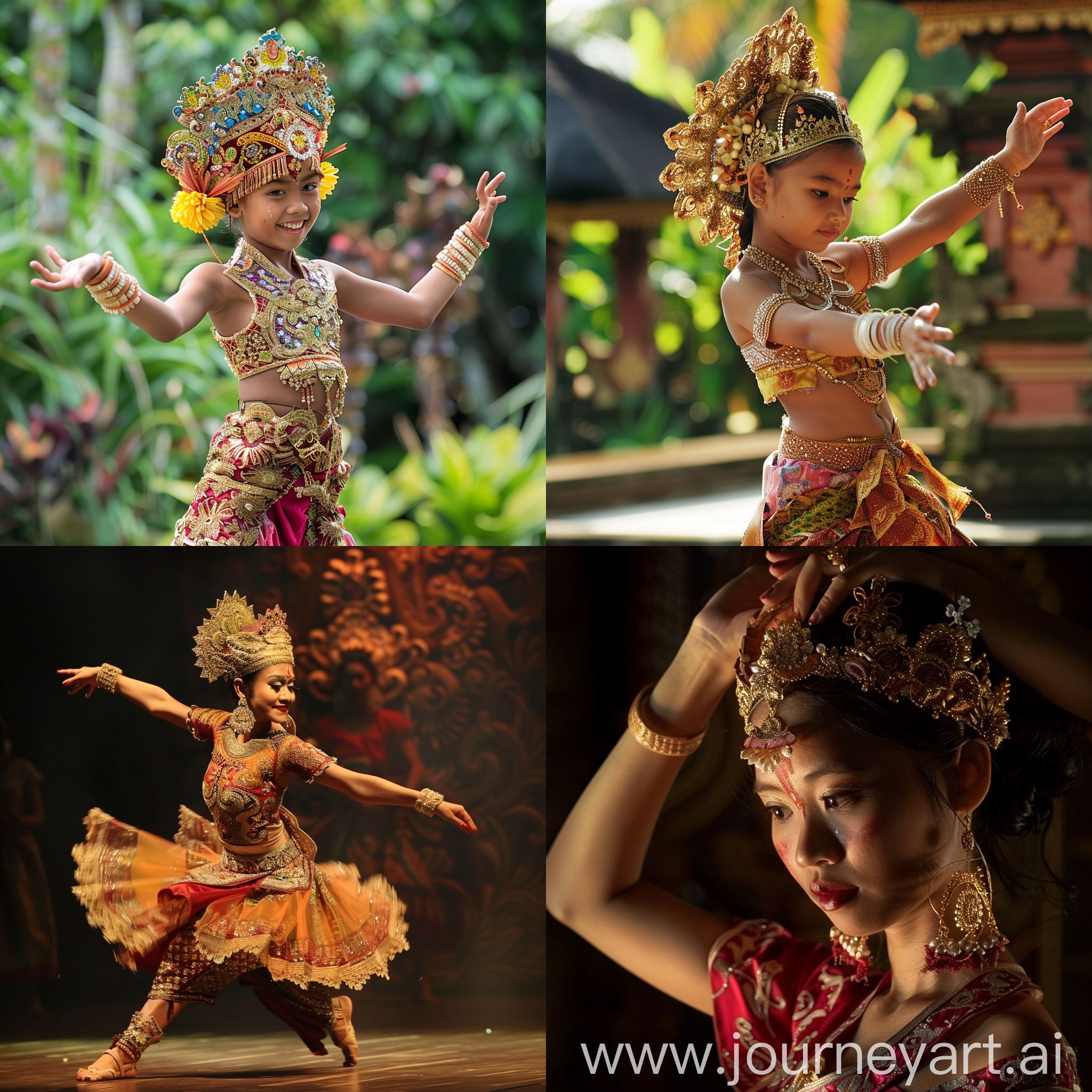 Javanese girl bali dance