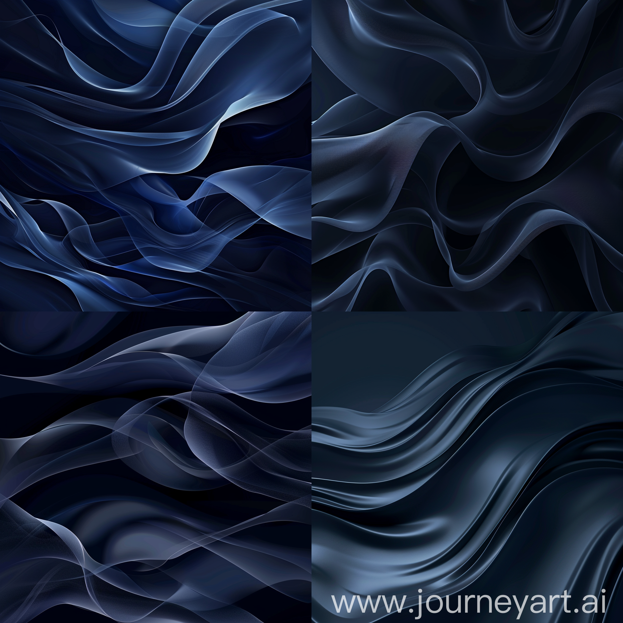 abstract graphic resembling the concept of flowing, with dark blue as predominant color