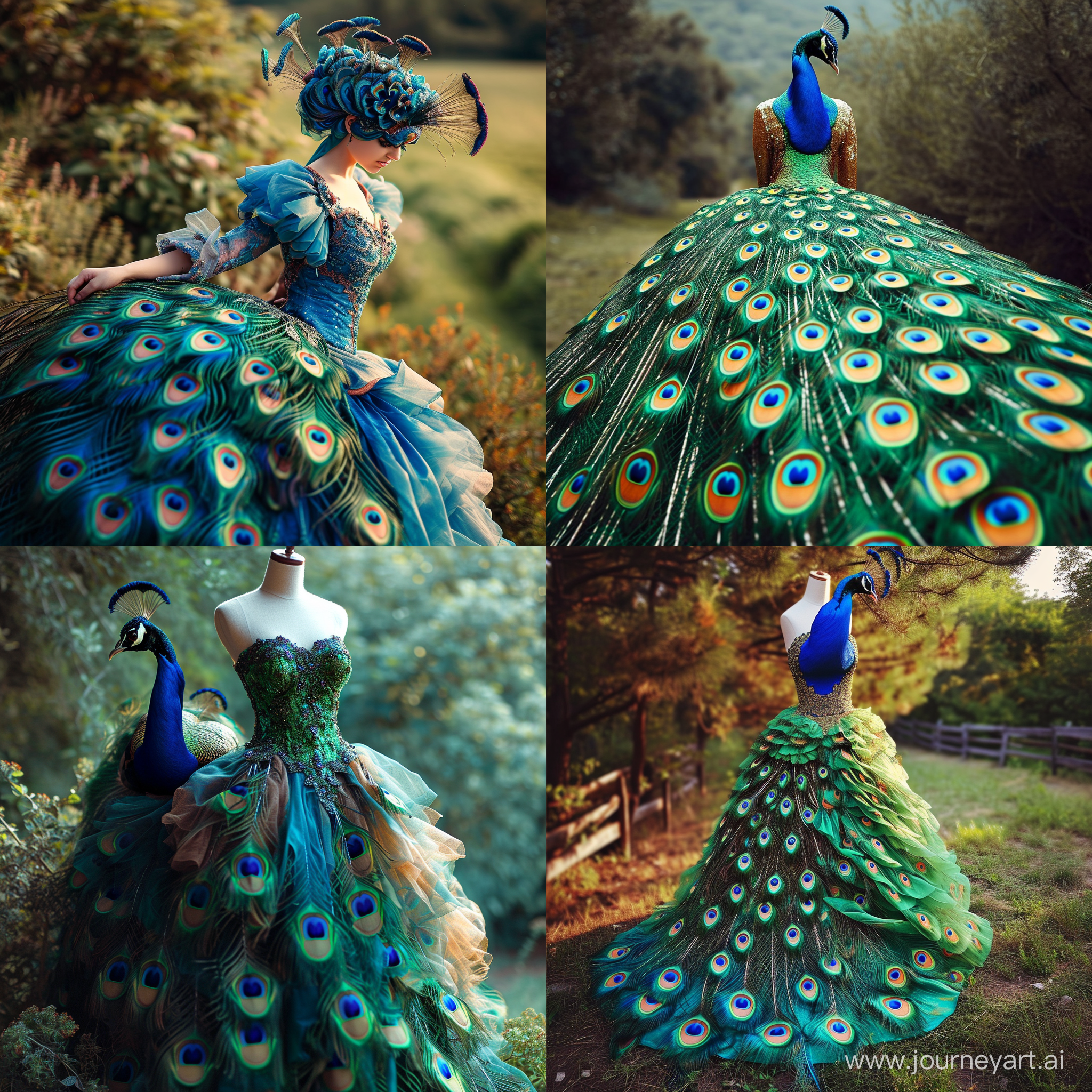 Dress, peacock, feathers, mega beautiful nature🌿🍃