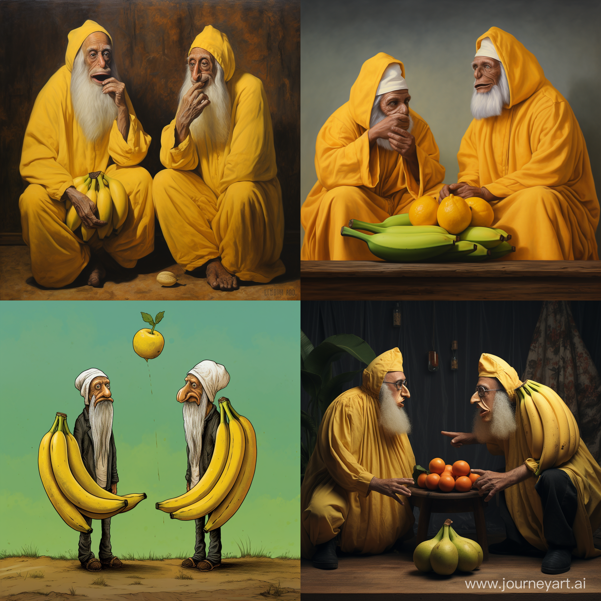 2 банана спорят о смысле жизни