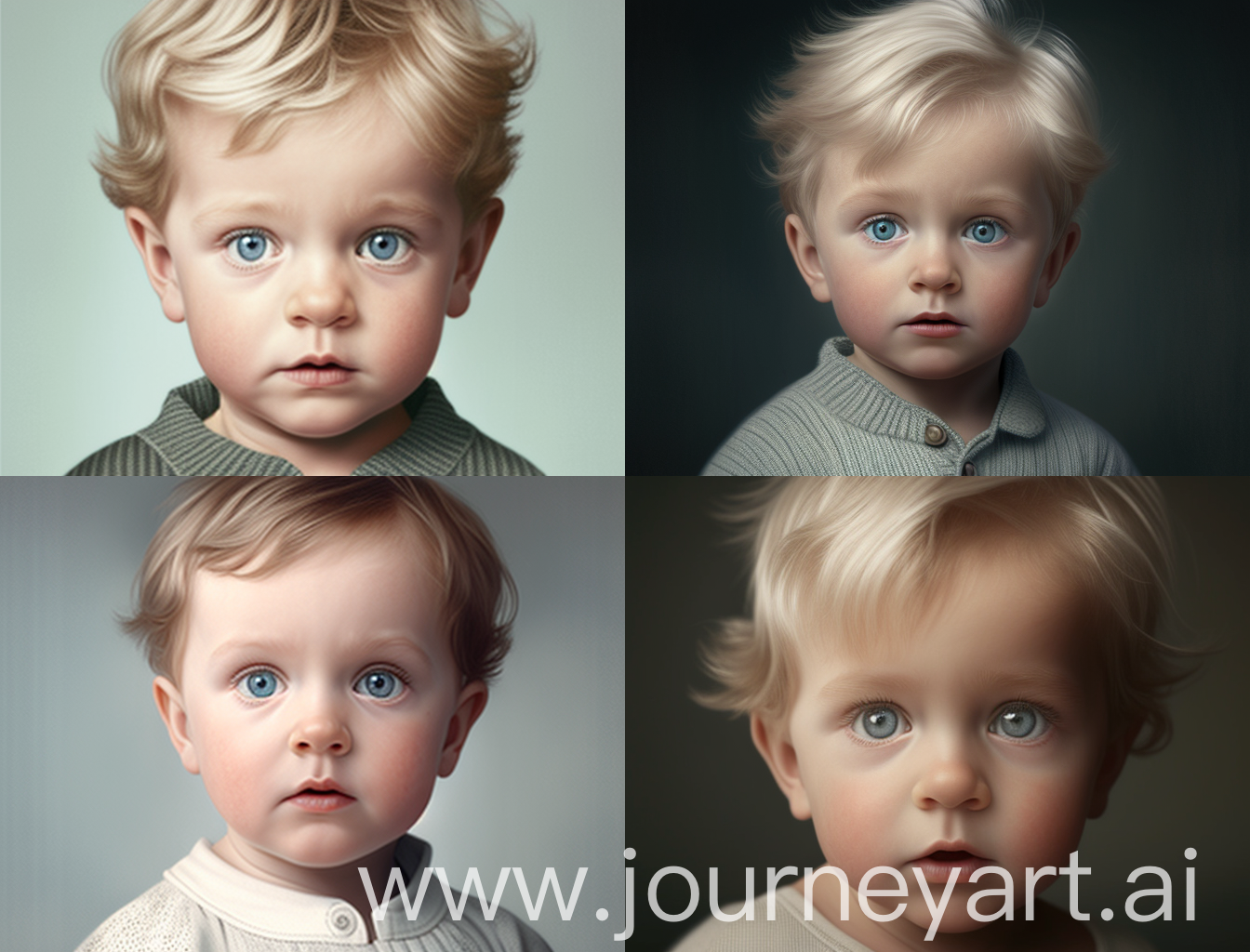 мальчик 10 месяцев с большими серо-голубыми глазами и немного лопоухий, с редкими волосиками
