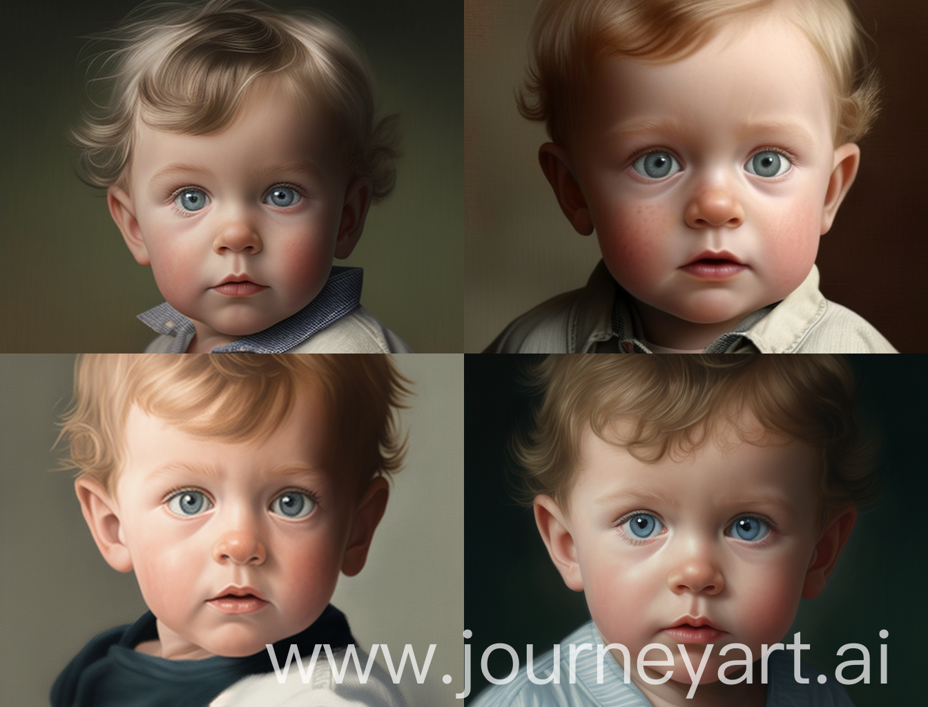 мальчик 10 месяцев с большими серо-голубыми глазами и немного лопоухий

