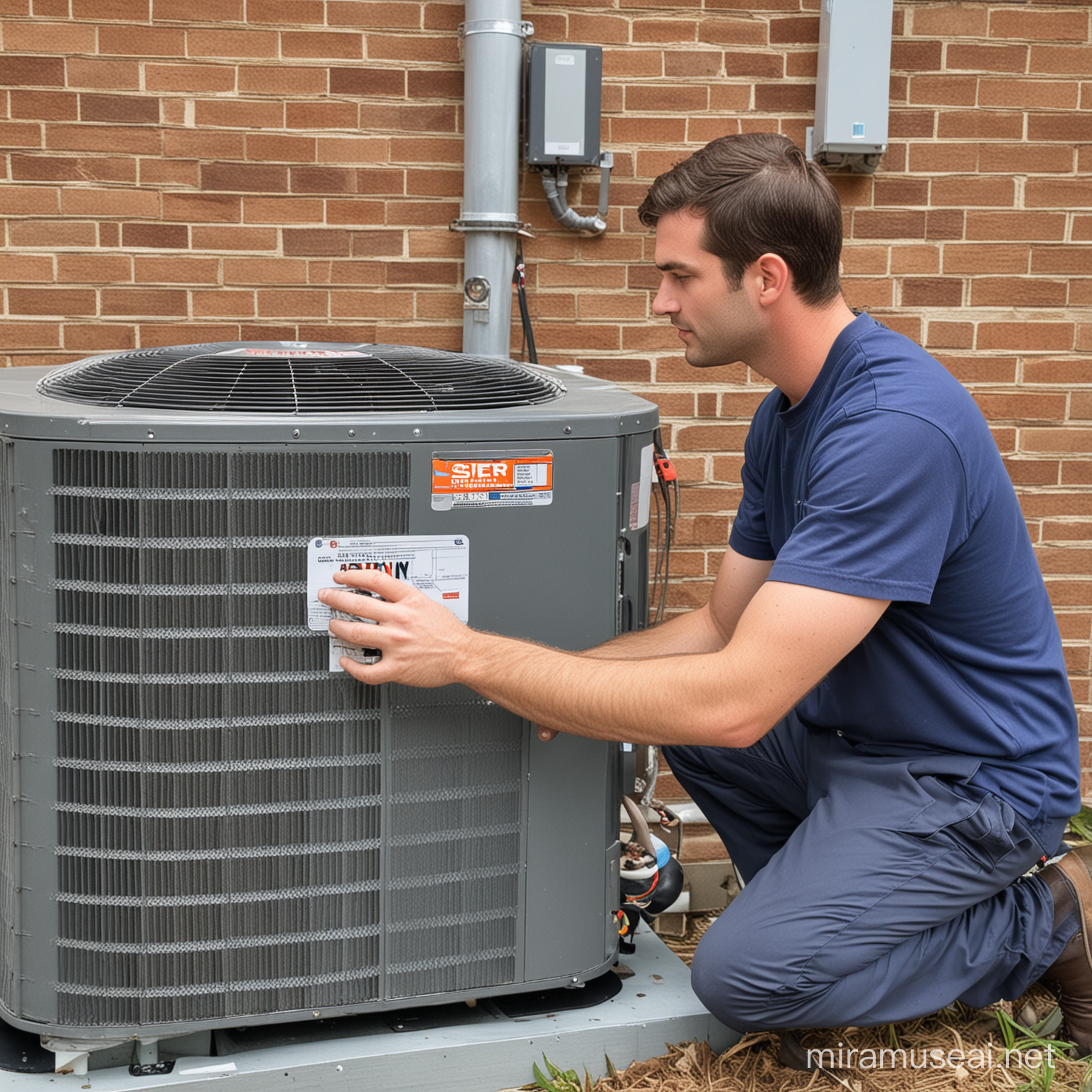 SEER HVAC System Installation by Technician in Wilmington NC