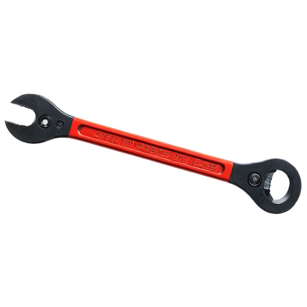 Red and black spanner
