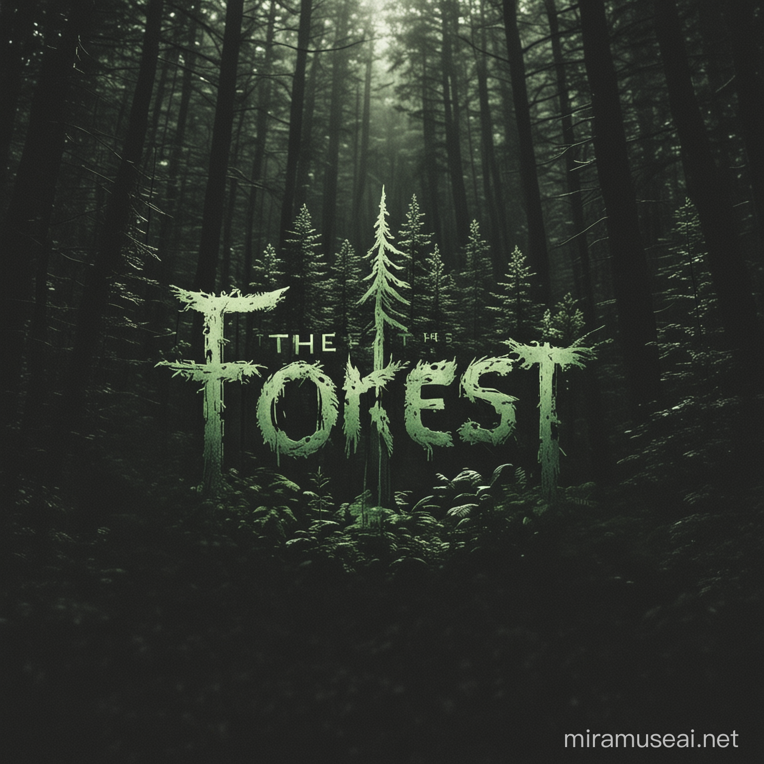 Enchanted Forest Logo Design with Mystical Elements