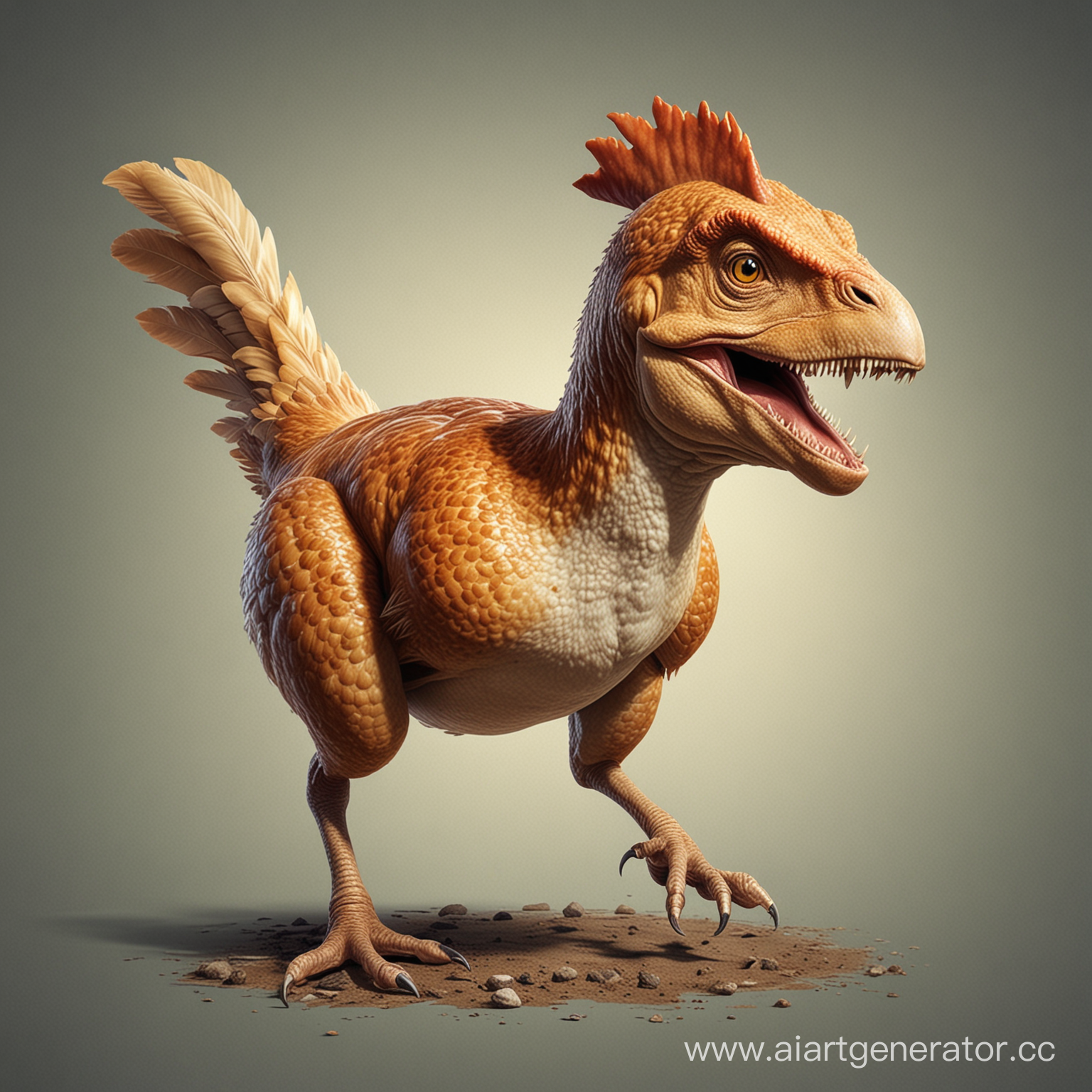 Курица скрещенная с динозавром