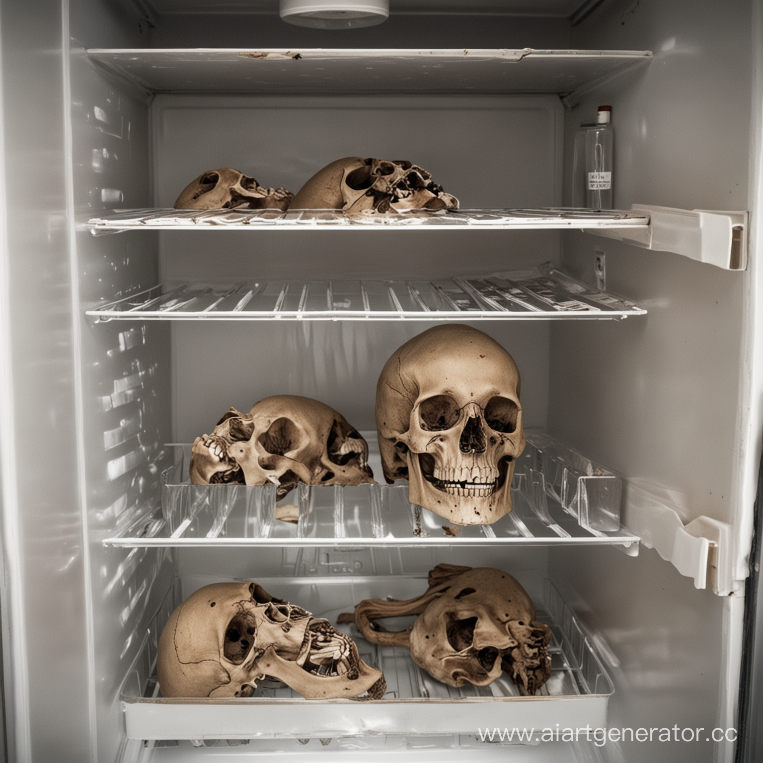 останки человека в холодильнике