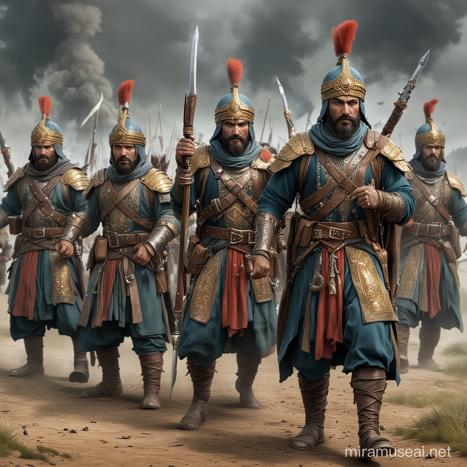 Janissary Infantry Marching through Middle Earth