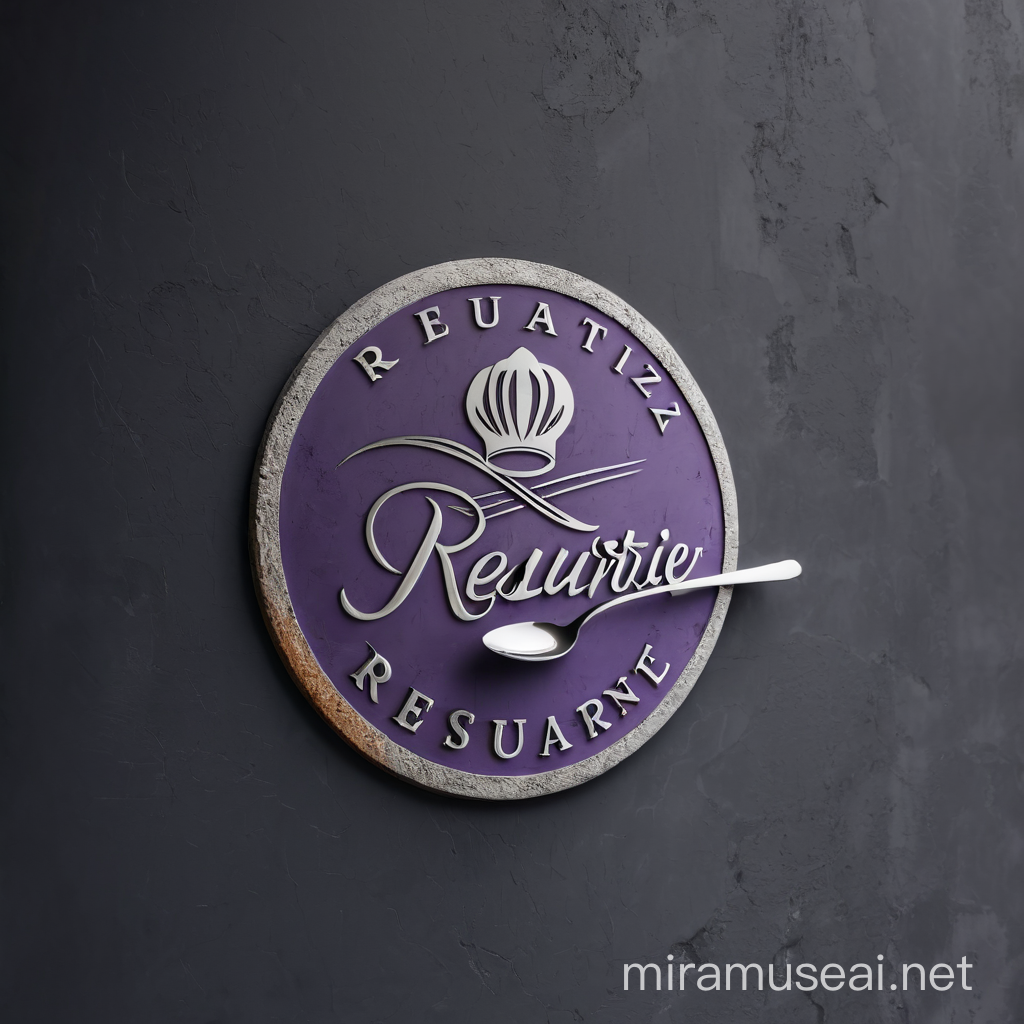 Culinary Logo Design with Spoon and Cross for Restaurant MATRIZ