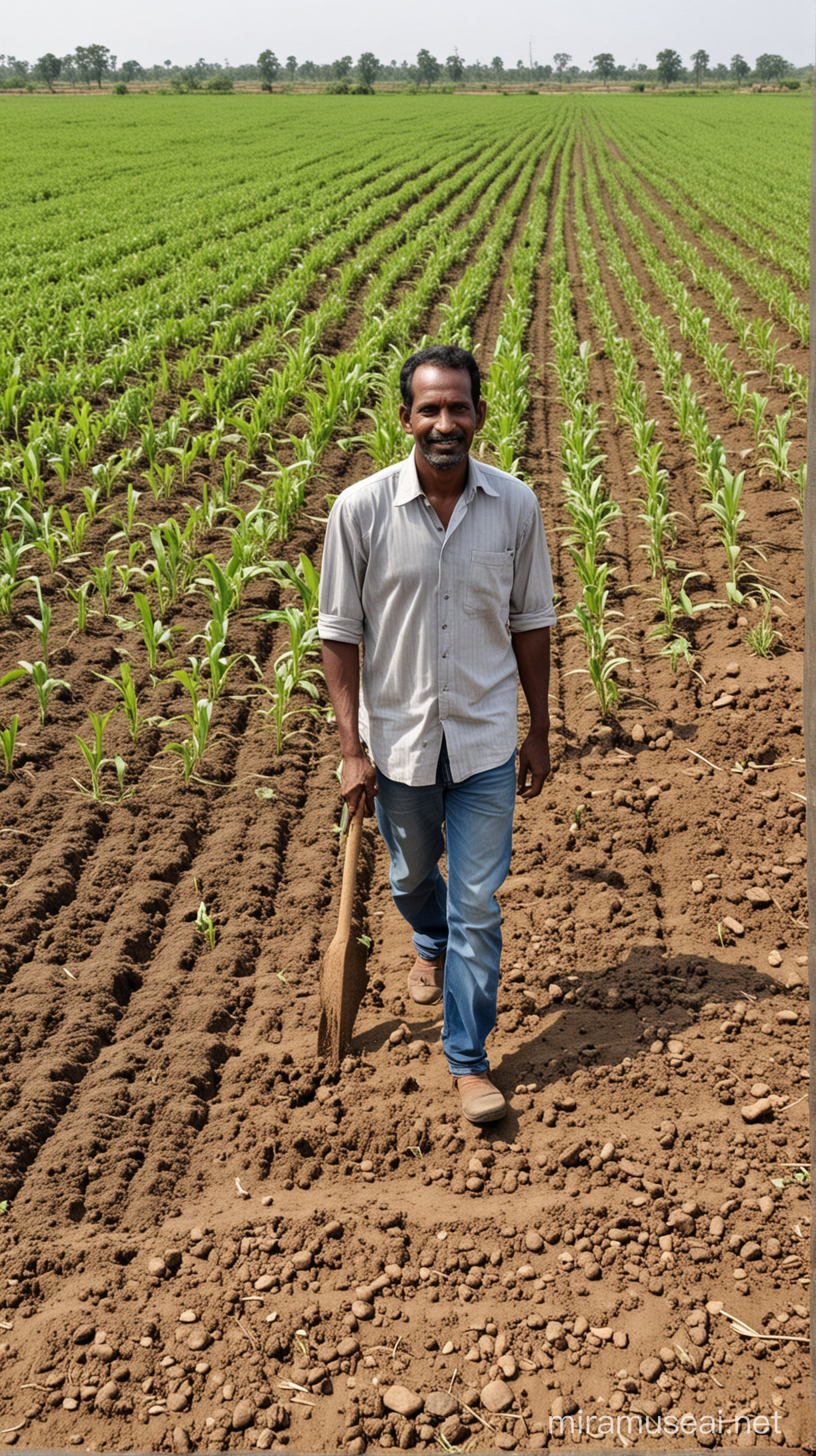 Adoption journey of a farmer who don't have skills of using agriculture inputs