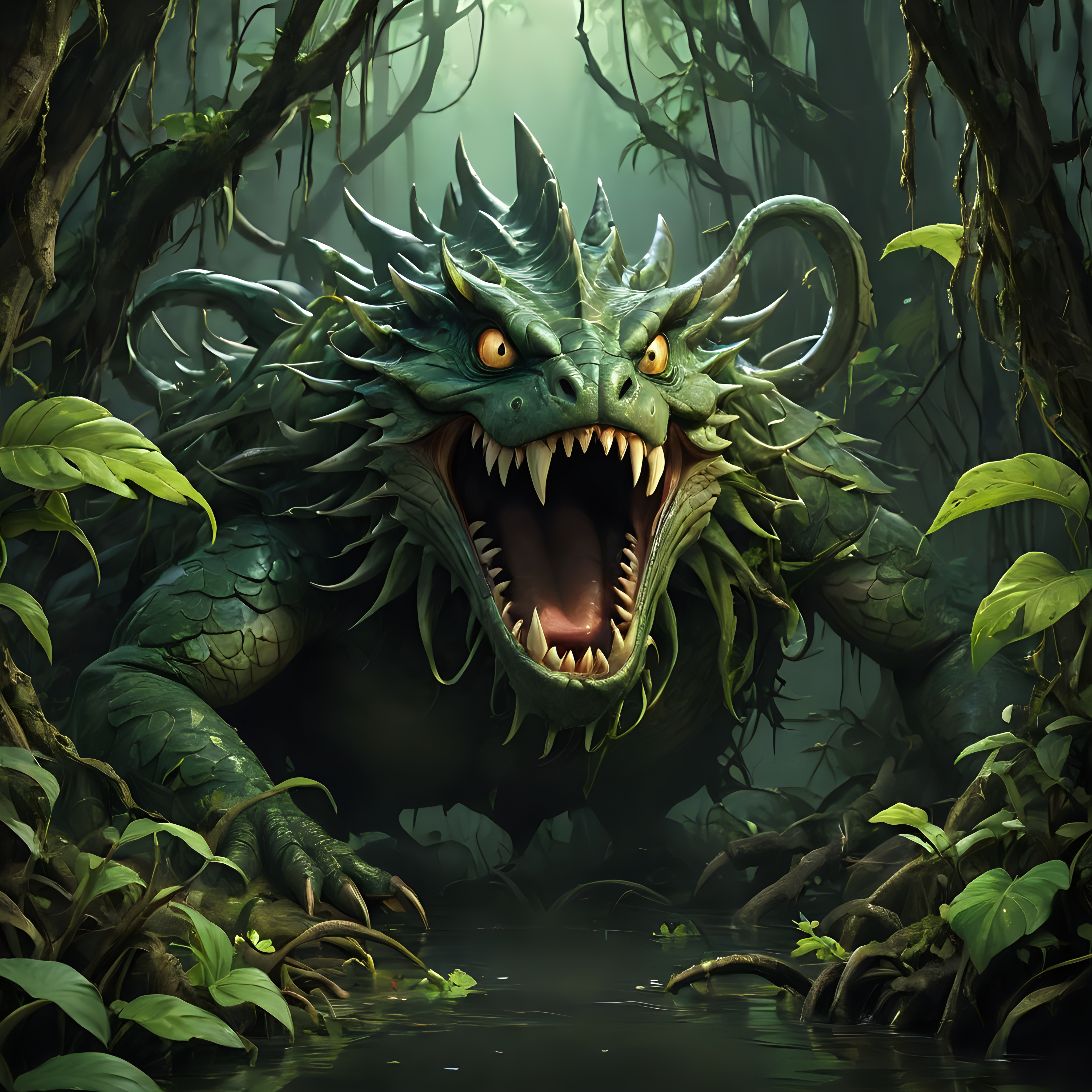 Voradon Sylvestre Stealthy Swamp Predator Emerges from Darkness