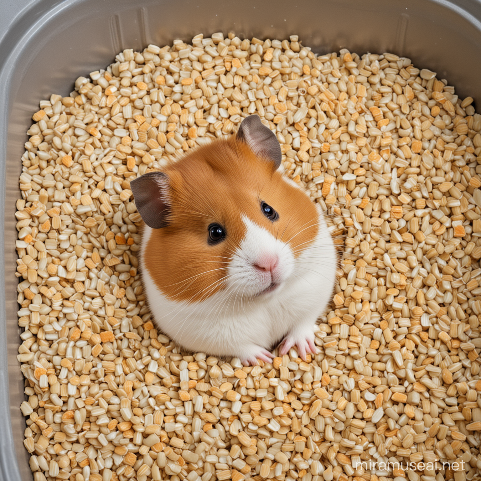 When my daughter's beloved hamster Ginger died, I popped him in the food recycling bin under a load of rice.
