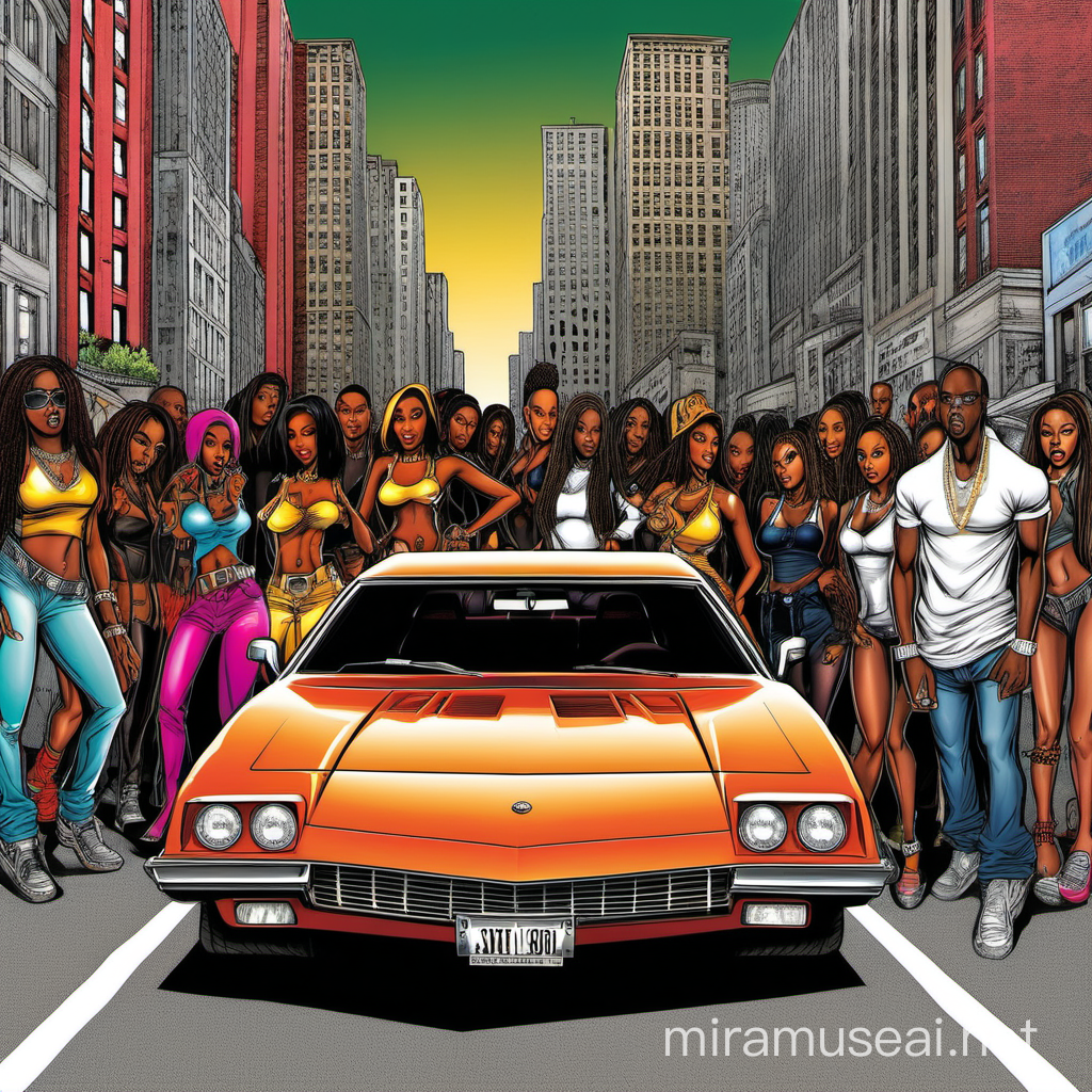 Rap Lifestyle Urban Racing with Fast Cars and Stunning Women in 2013
