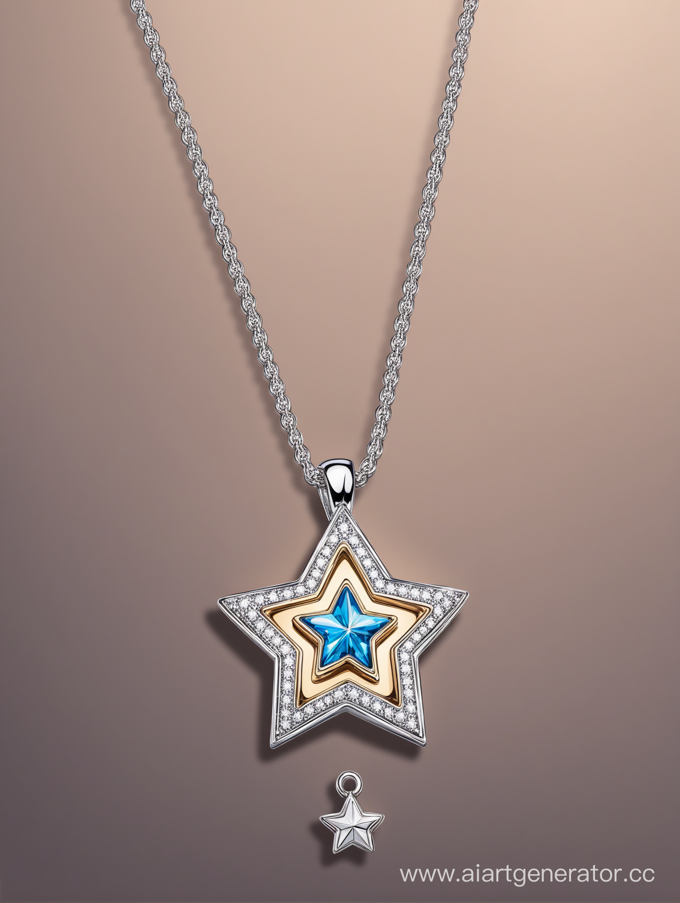pendant with a star