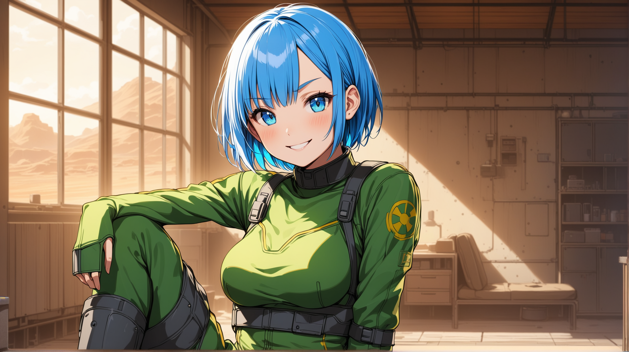 Rem from Fallout Series Relaxed Indoor Pose