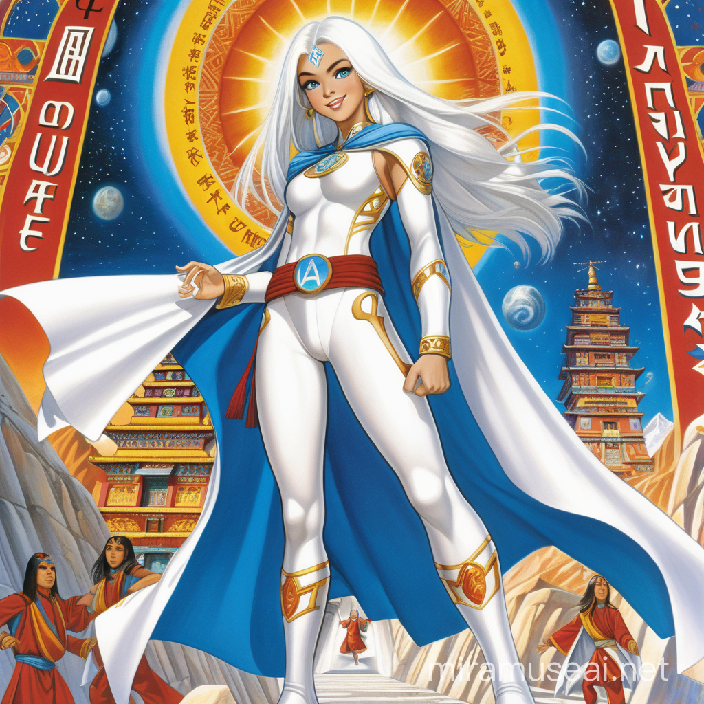 Teenage Goddess Embracing Cosmic Power at Kaliman War of the Kali Dynasty