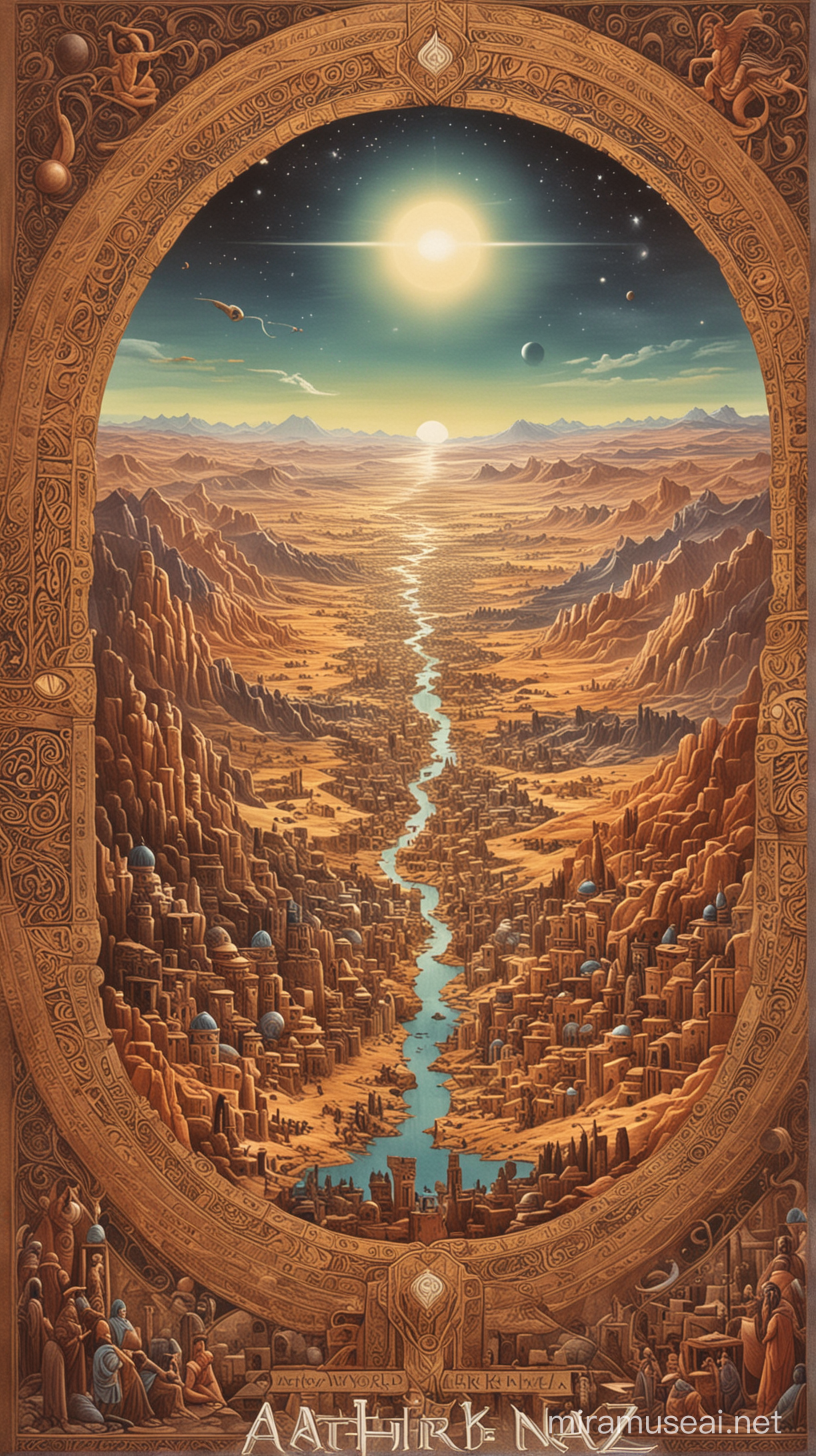 Fantasy World of Athir Kenaz Enchanting Landscapes and Mystical Creatures