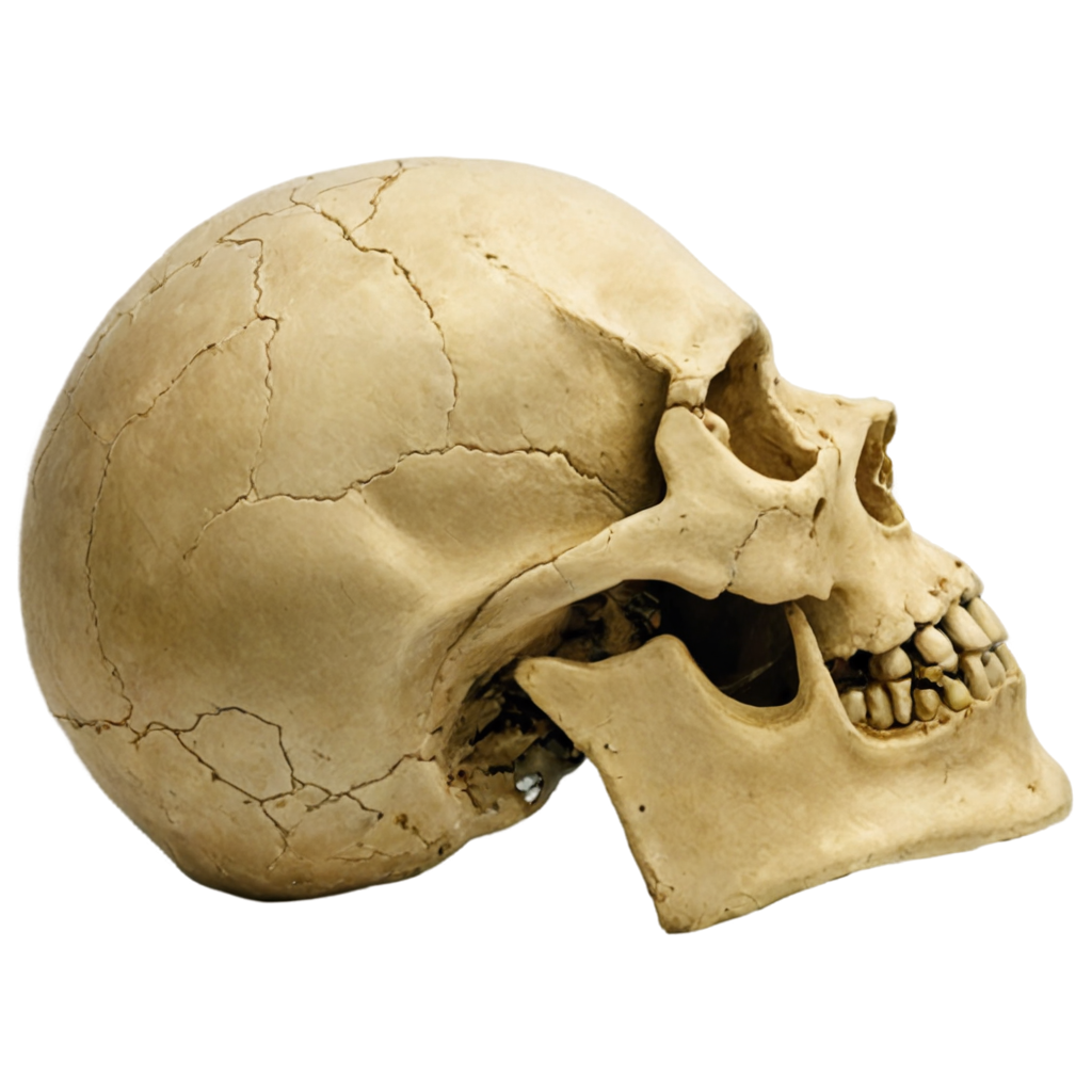 human skull
