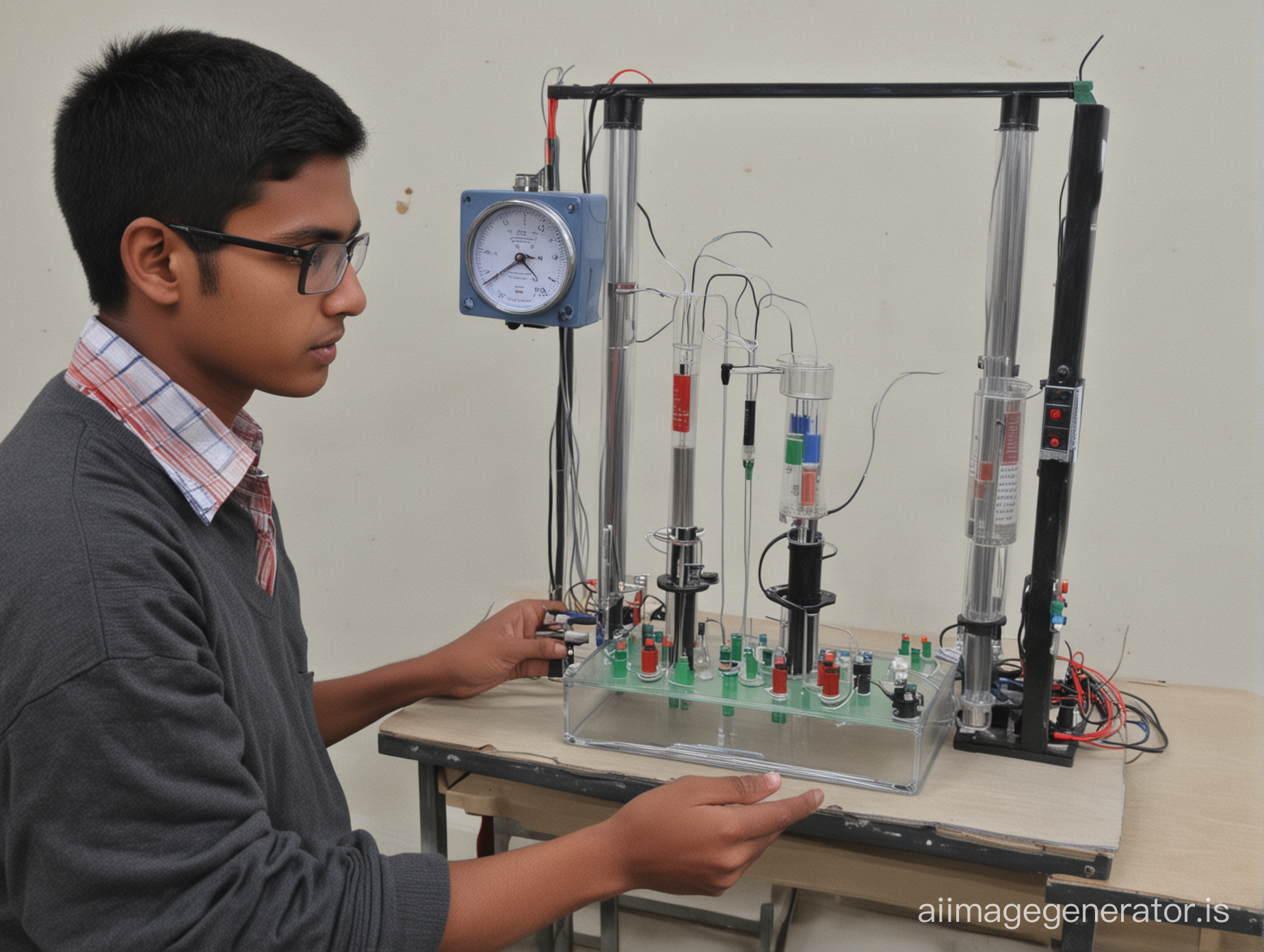 power factor device experiment by a students