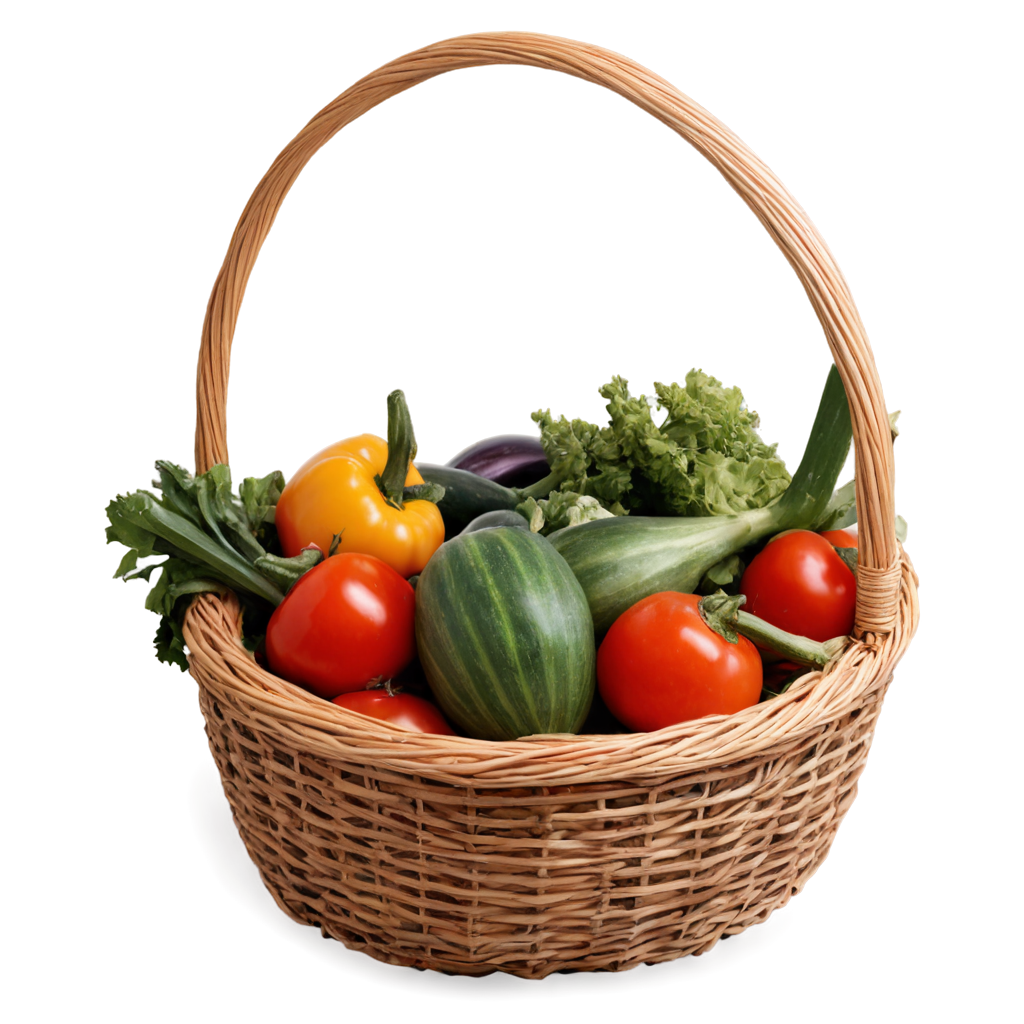 basket full of vegetable