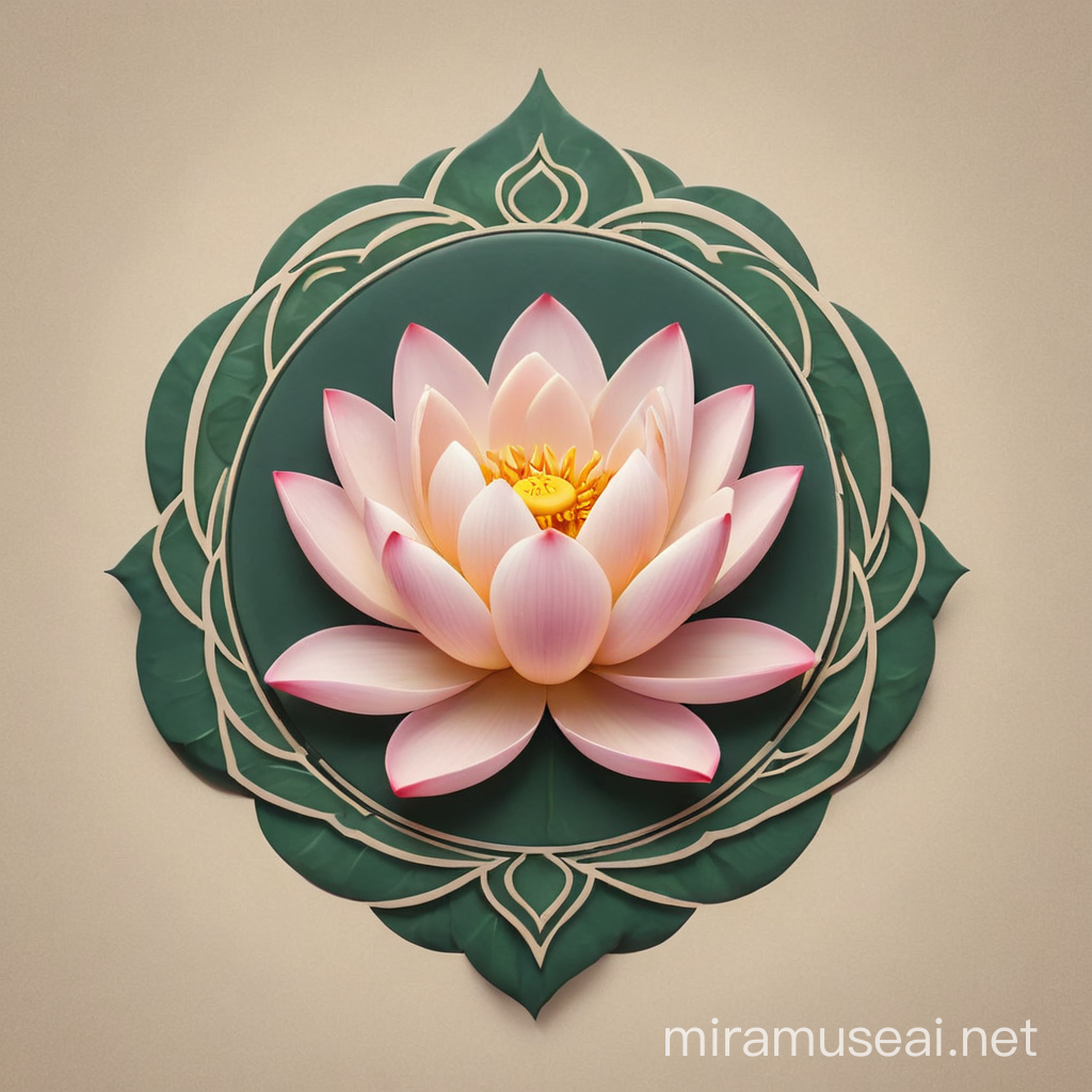 Luxurious Lotus Emblem Logo for Bali Spa Elevate Your Beauty Experience