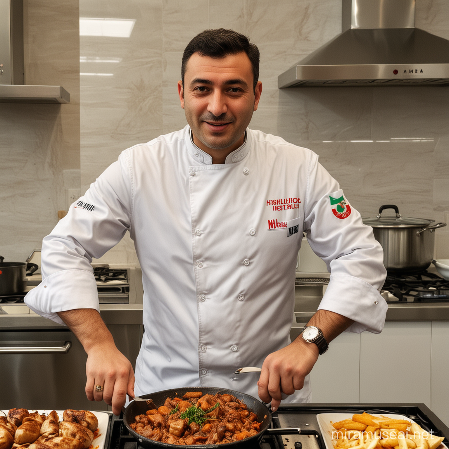 Murat Kurum Istanbul Mayoral Candidate Cooking and Roasting